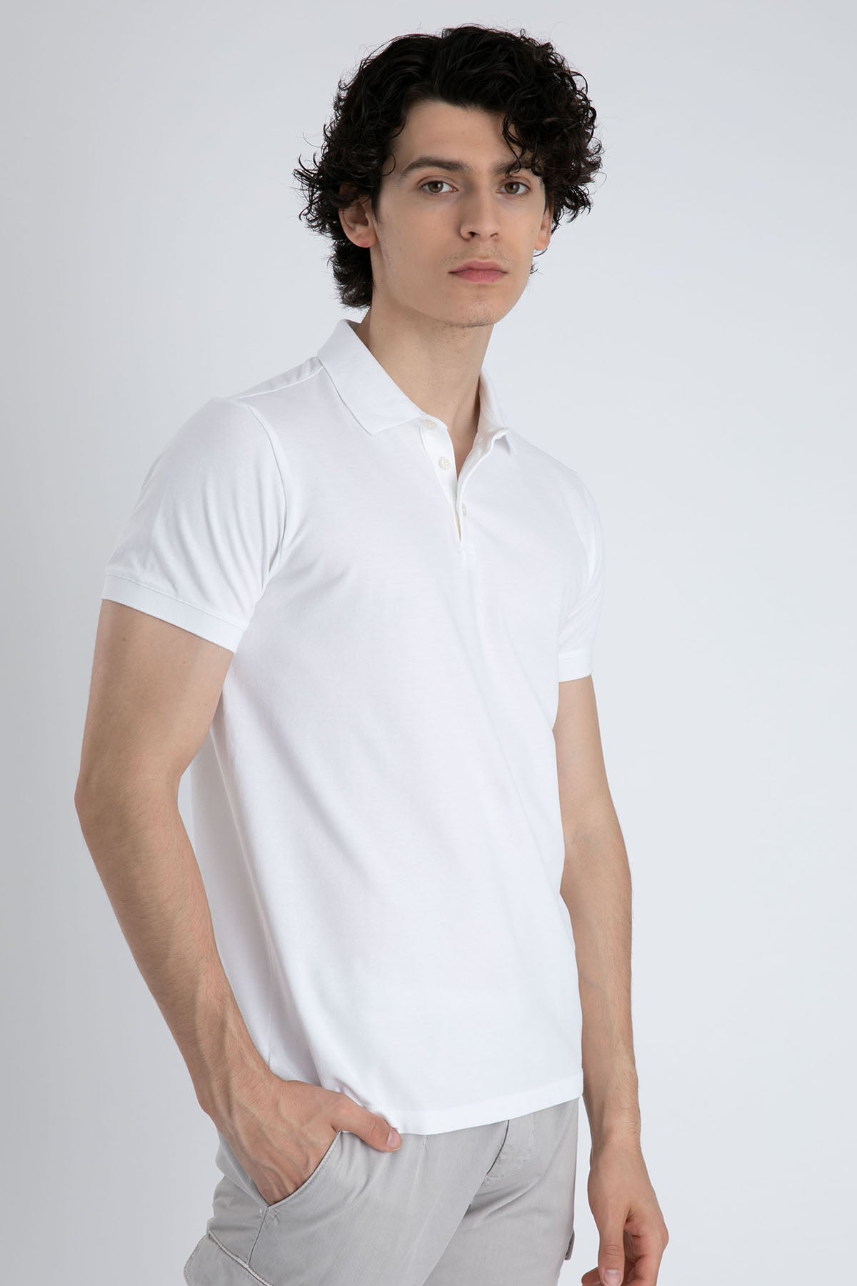Fradi Streç Polo Yaka T-shirt-Libas Trendy Fashion Store