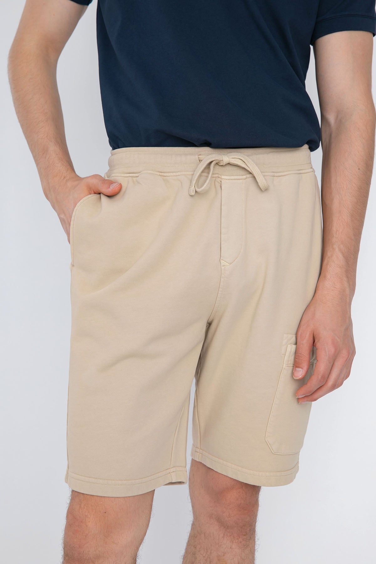 Fradi Kargo Cepli Beli Lastikli Penye Şort-Libas Trendy Fashion Store