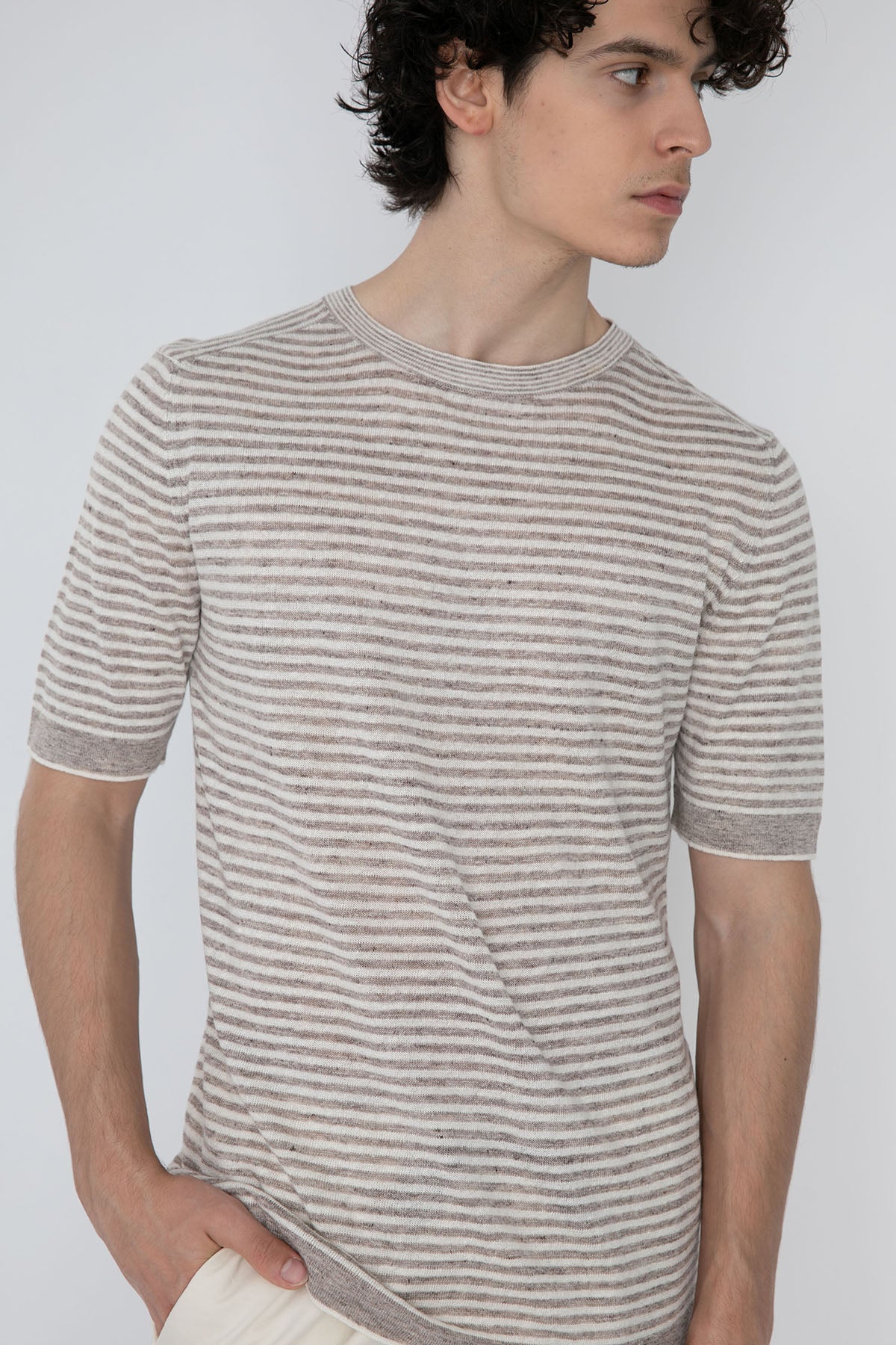 Fradi Örme Keten T-Shirt-Libas Trendy Fashion Store