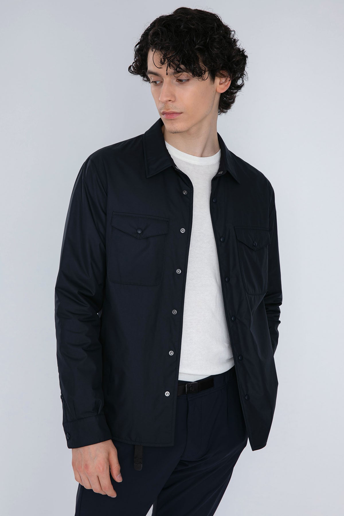 Fradi Dolgulu Kapak Cep Detaylı İnce Ceket-Libas Trendy Fashion Store