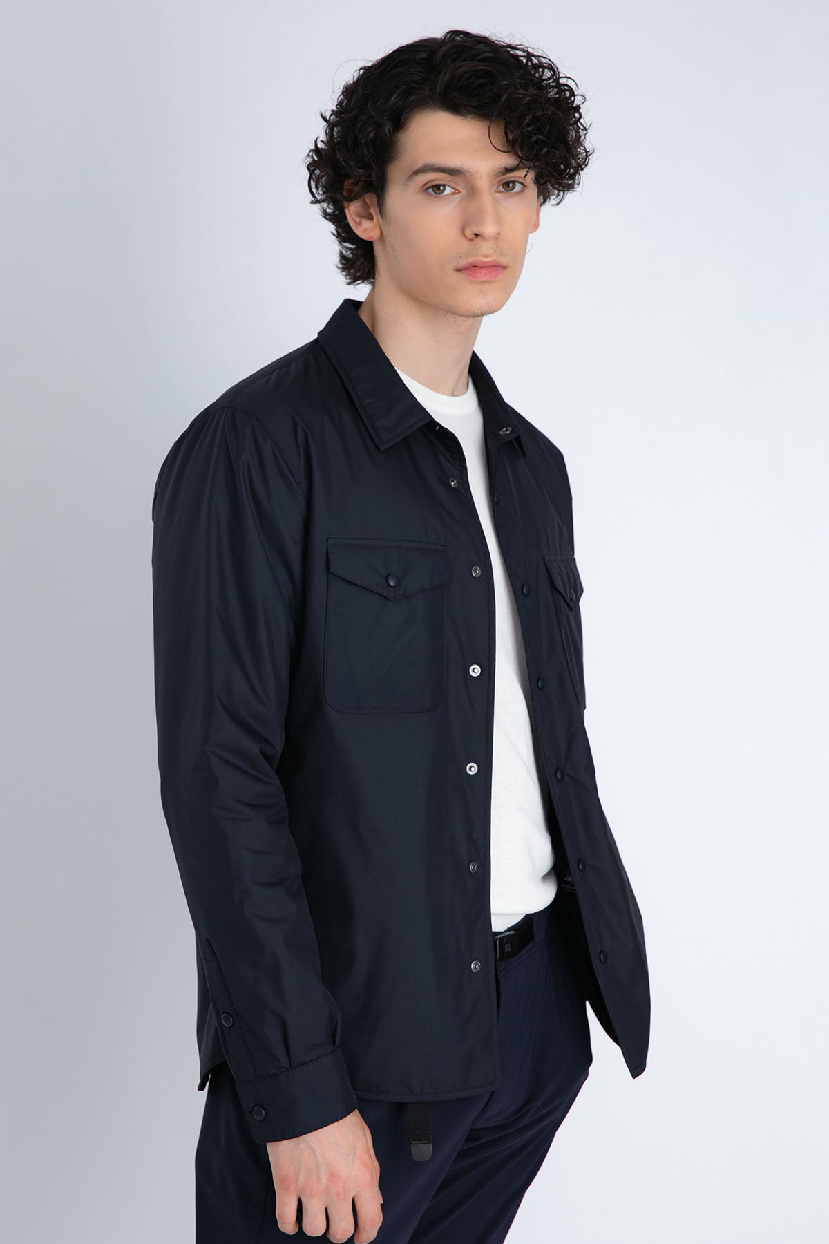 Fradi Dolgulu Kapak Cep Detaylı İnce Ceket-Libas Trendy Fashion Store