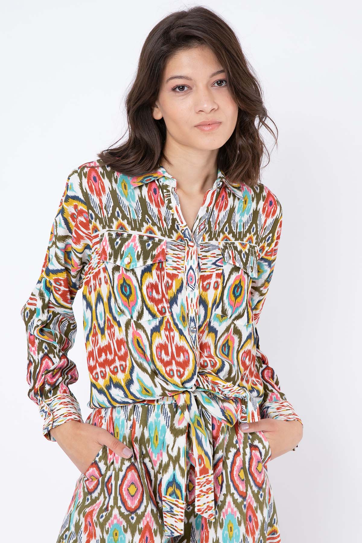 Rene Derhy Dinar Desenli Gömlek-Libas Trendy Fashion Store