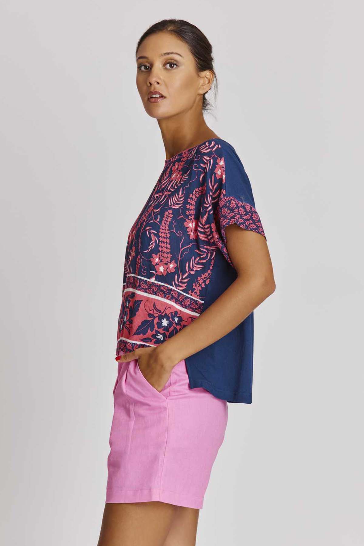 Rene Derhy Felicity Desenli Bluz-Libas Trendy Fashion Store