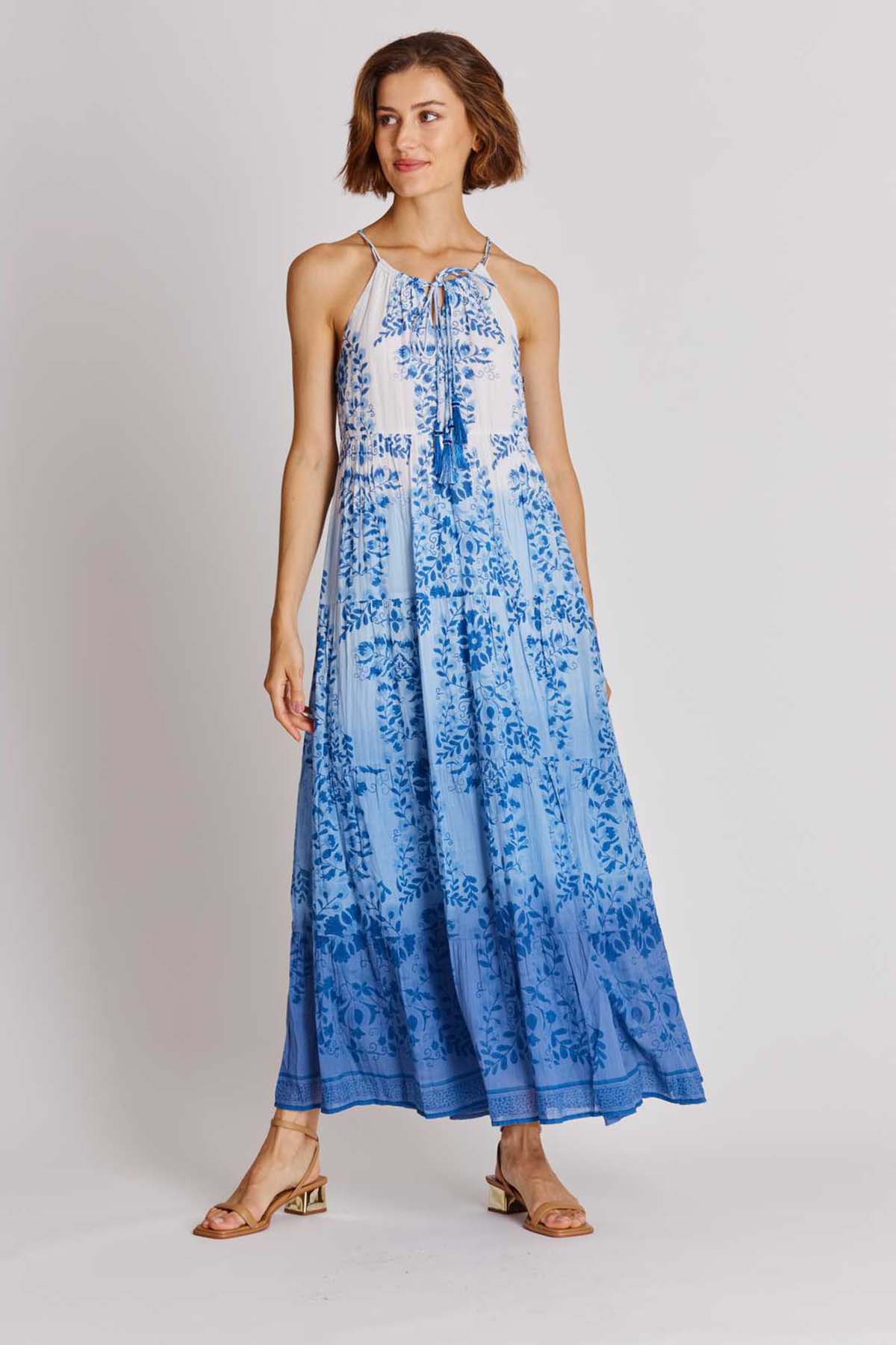 Rene Derhy Abbey İp Askılı Maxi Elbise-Libas Trendy Fashion Store