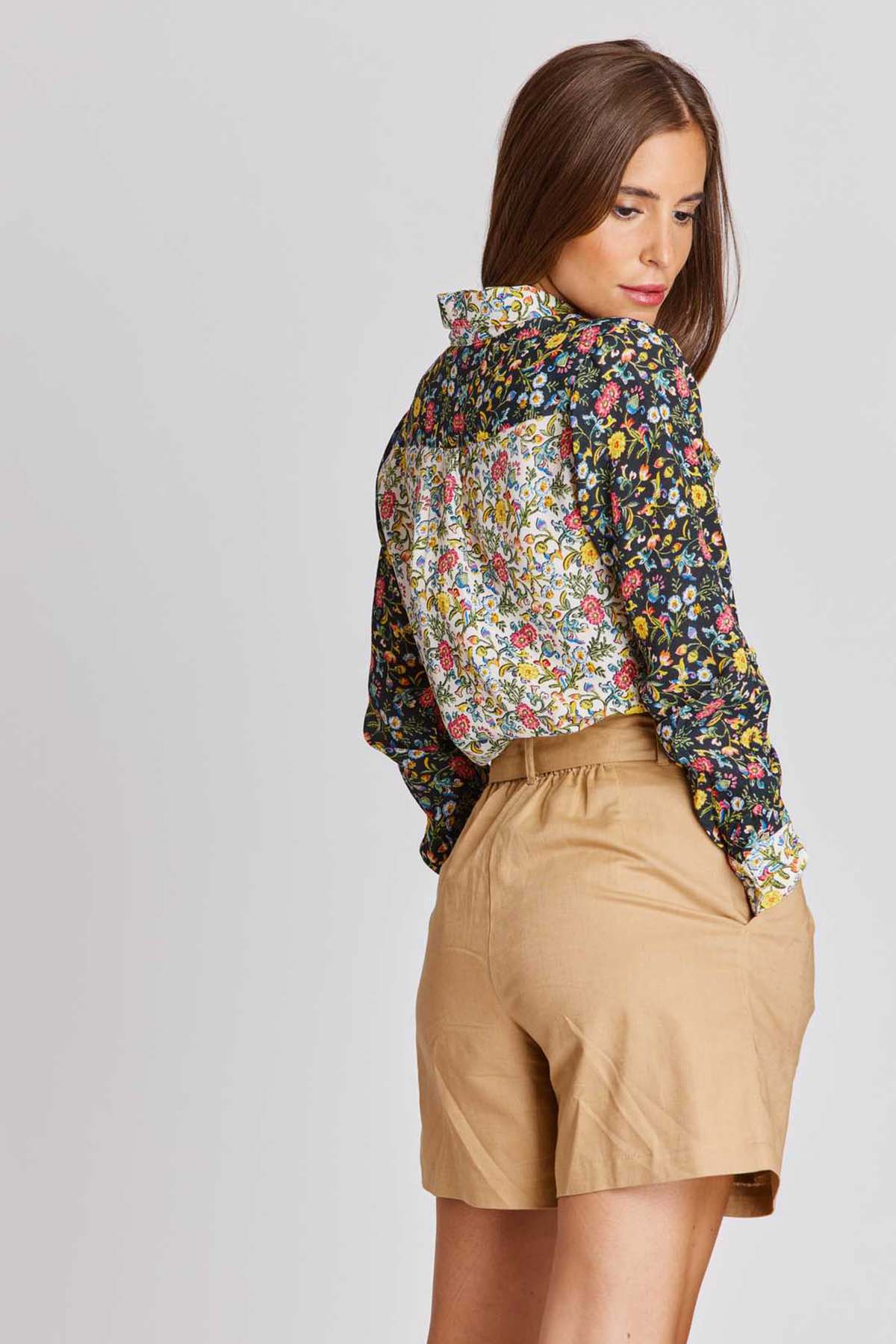 Rene Derhy Delia Cep Detaylı Çiçek Desenli Gömlek-Libas Trendy Fashion Store