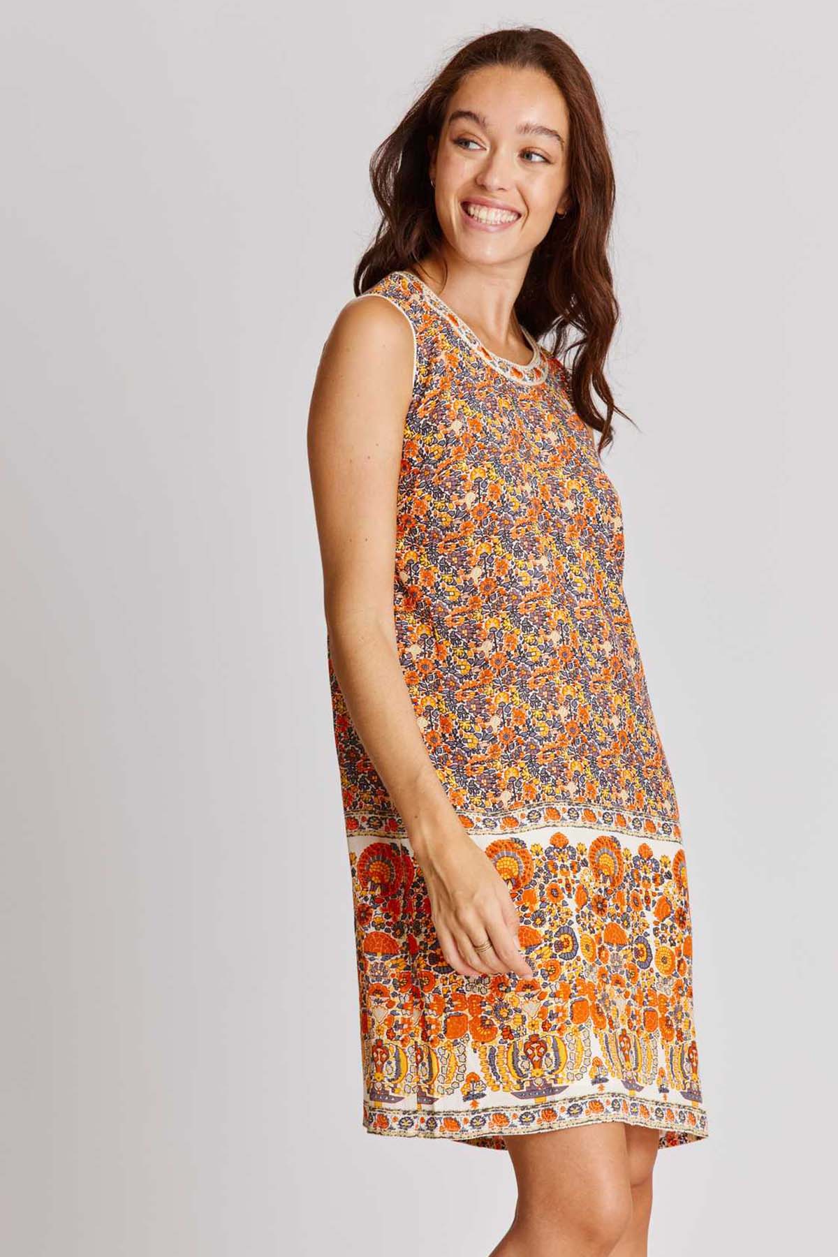 Rene Derhy Above Çiçek Desenli Dizüstü Elbise-Libas Trendy Fashion Store