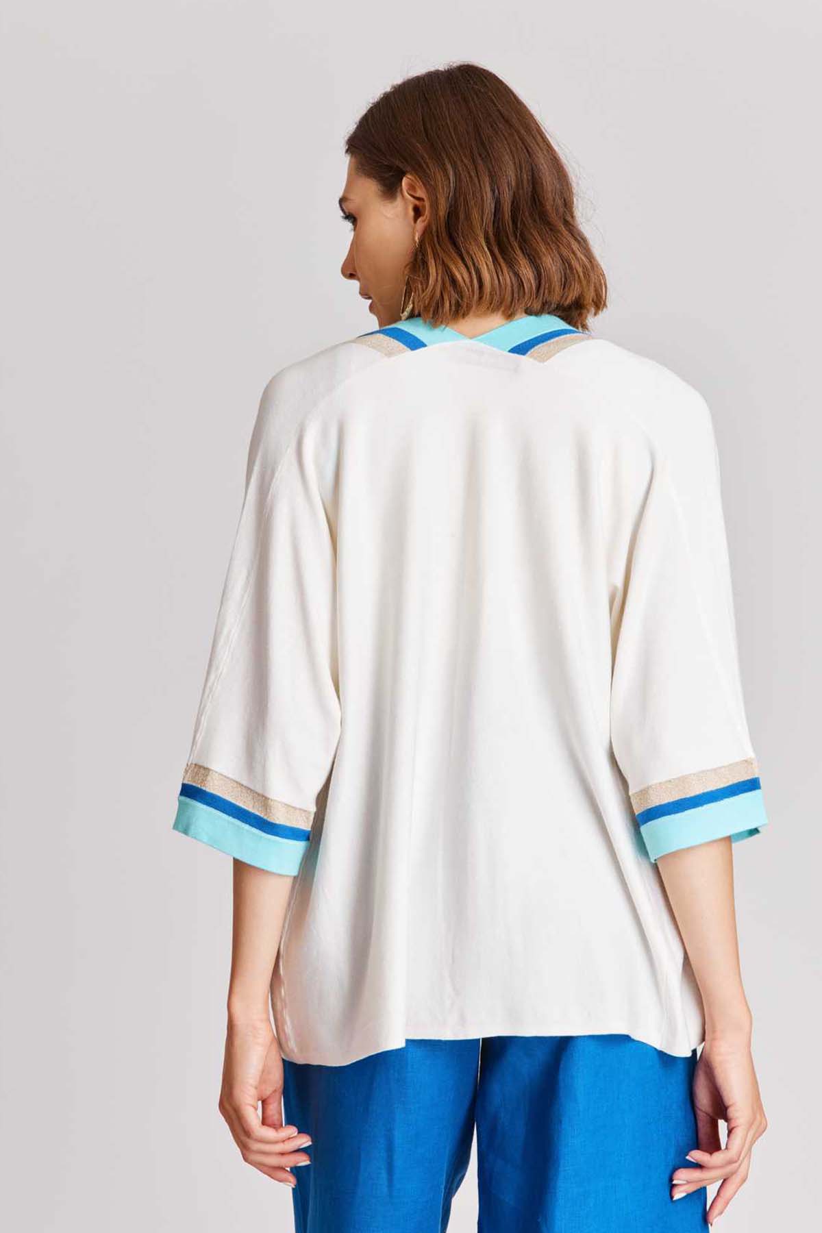 Rene Derhy Nantucket T-shirt Ceket Set-Libas Trendy Fashion Store