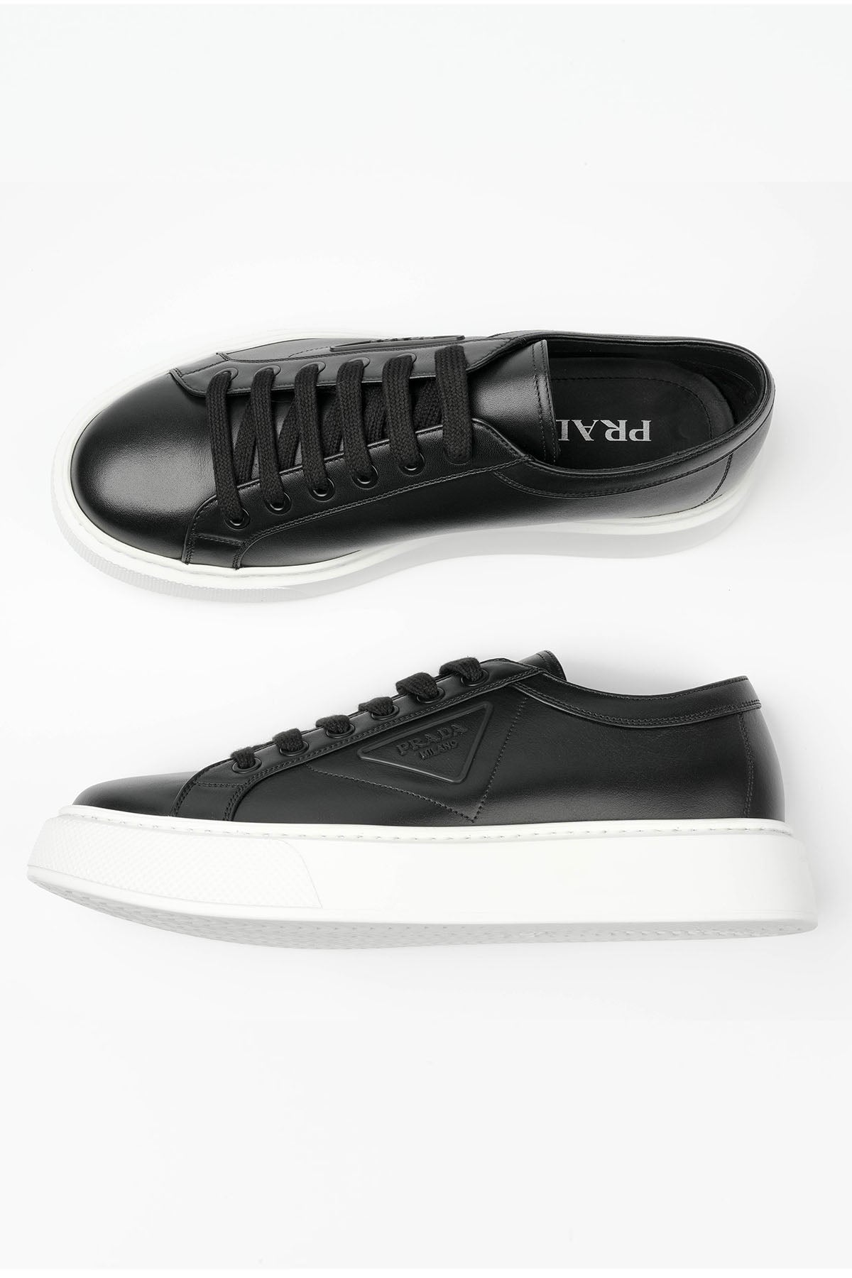 Prada Deri Sneaker Ayakkabı-Libas Trendy Fashion Store