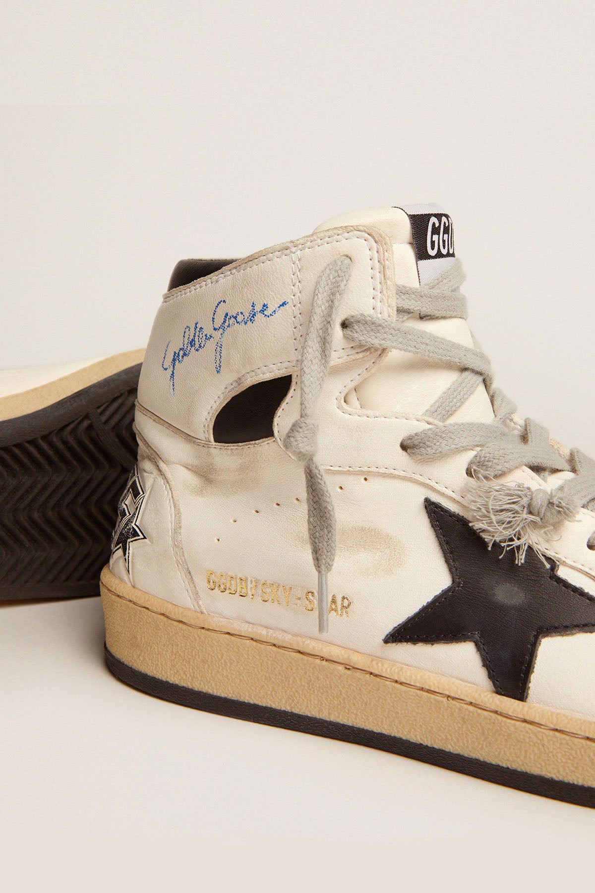 Golden Goose Sky-Star Bilekli Deri Sneaker Ayakkabı-Libas Trendy Fashion Store