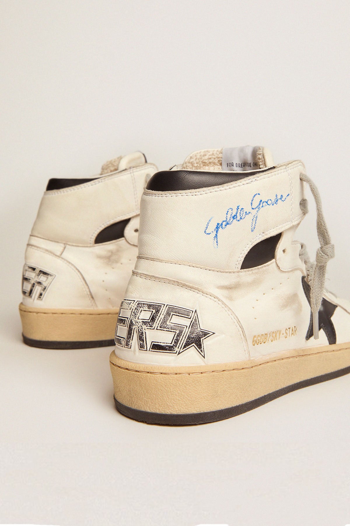 Golden Goose Sky-Star Bilekli Deri Sneaker Ayakkabı-Libas Trendy Fashion Store