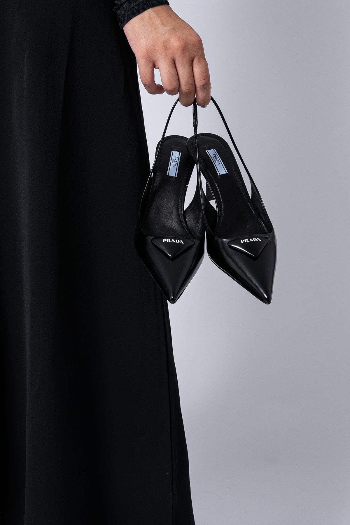 Prada Deri Stiletto Ayakkabı-Libas Trendy Fashion Store