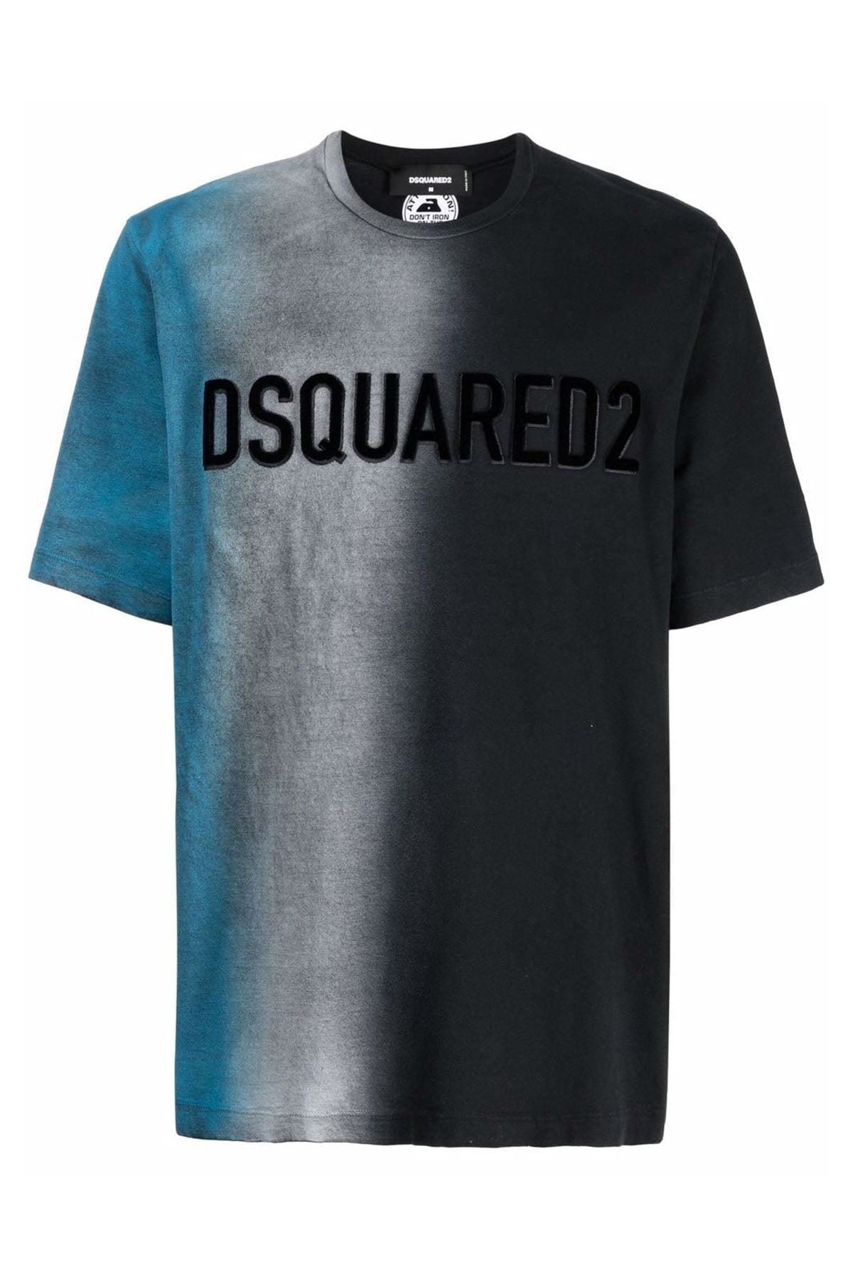 Dsquared Logolu Geniş Kesim Degrade T-shirt-Libas Trendy Fashion Store