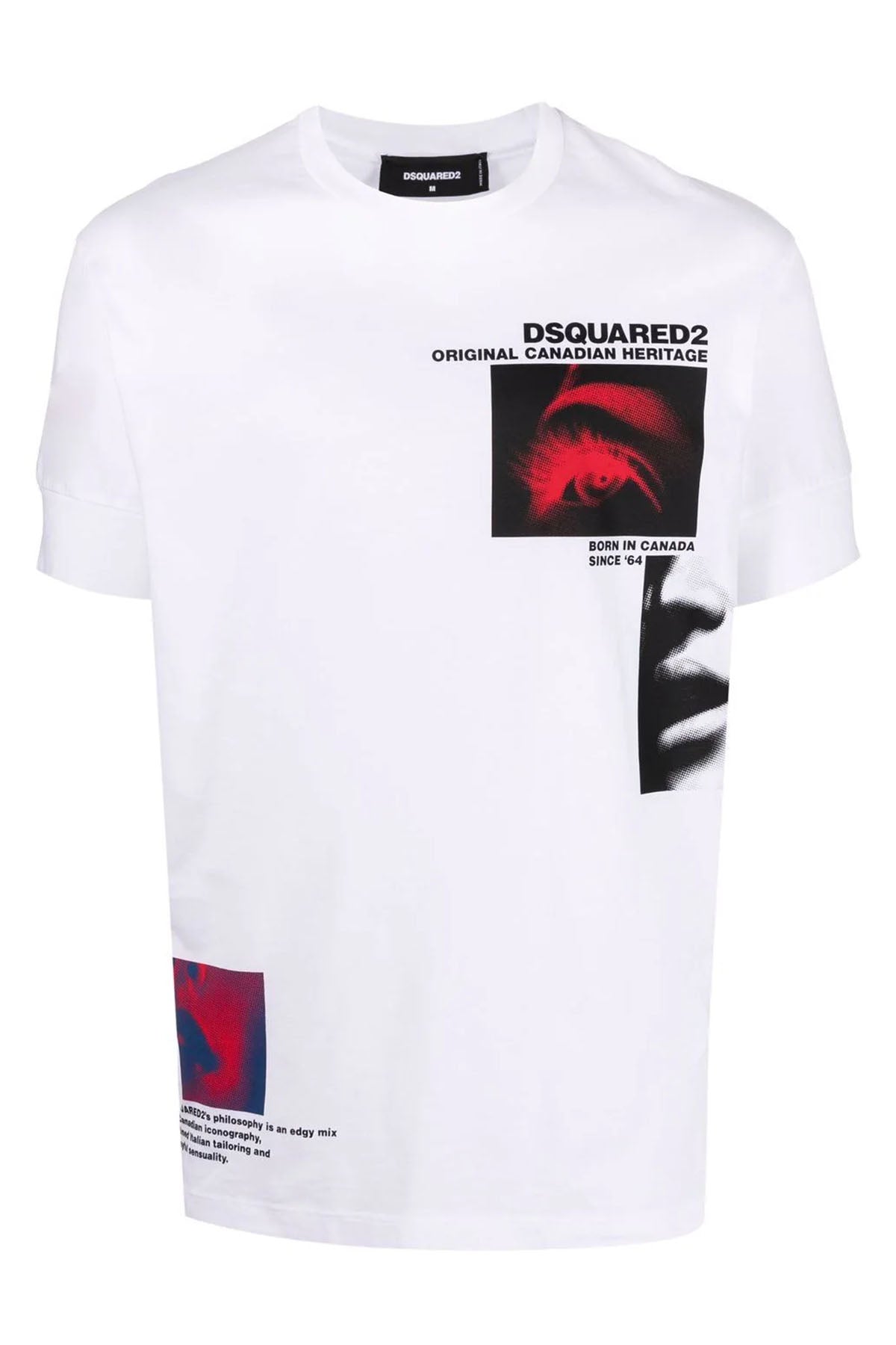 Dsquared Logolu Yuvarlak Yaka T-shirt-Libas Trendy Fashion Store