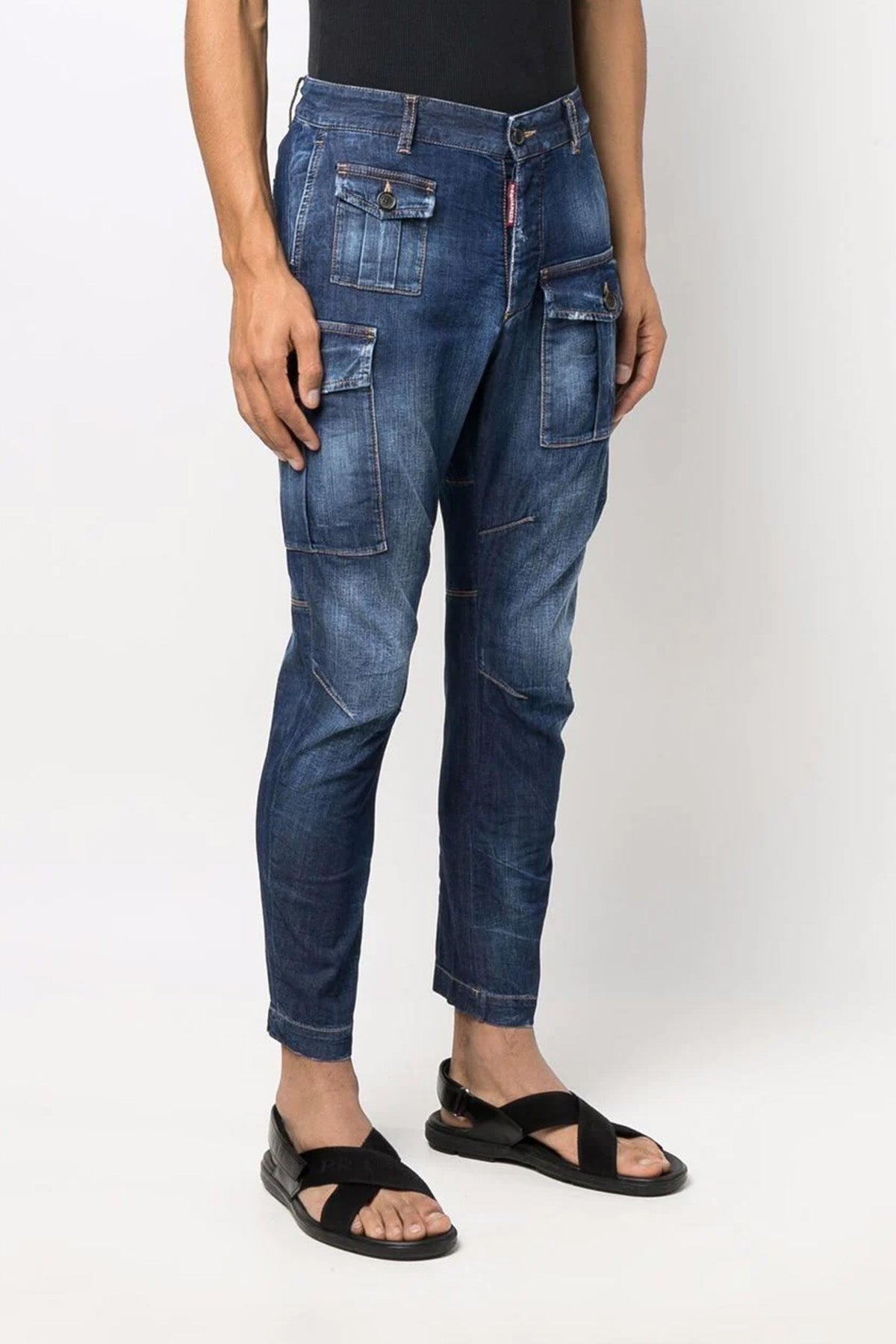 Dsquared Sexy Cargo Fit Jeans-Libas Trendy Fashion Store