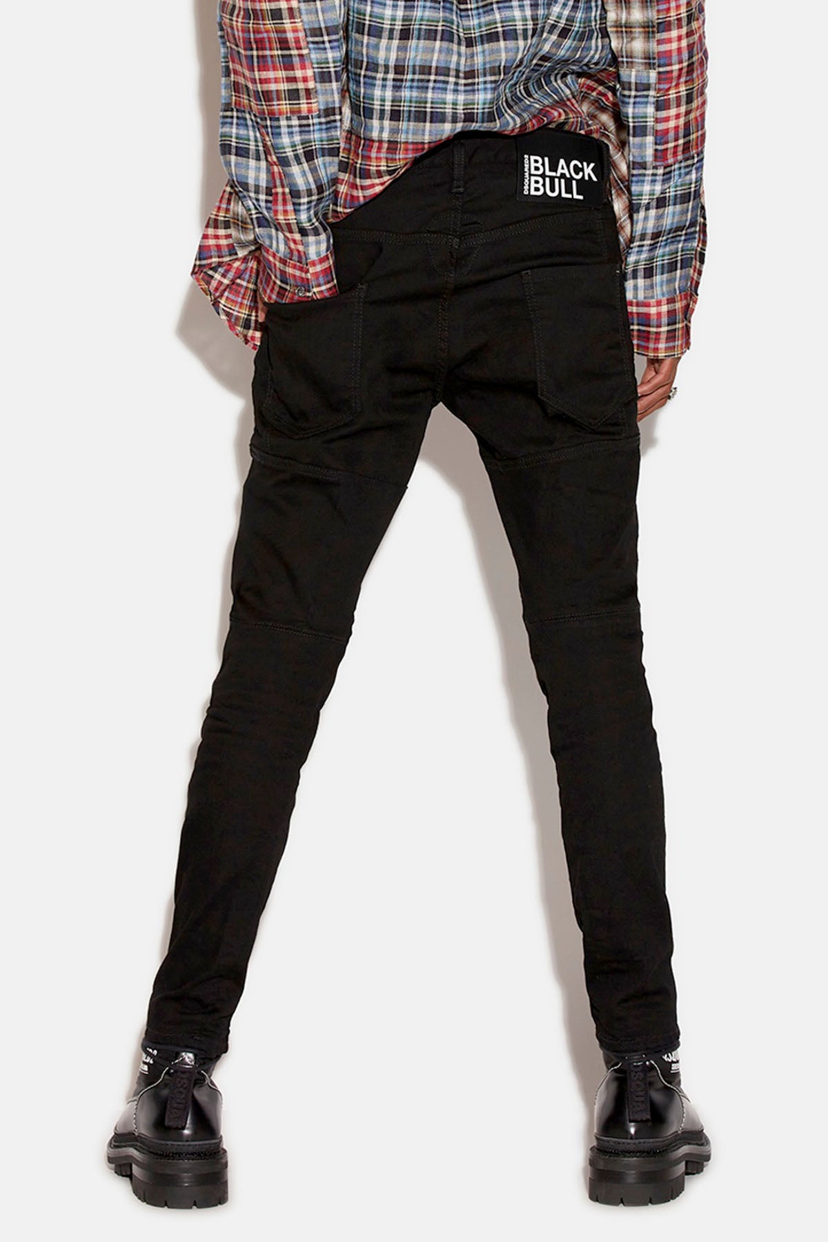 Dsquared Skater Black Bull Jeans-Libas Trendy Fashion Store