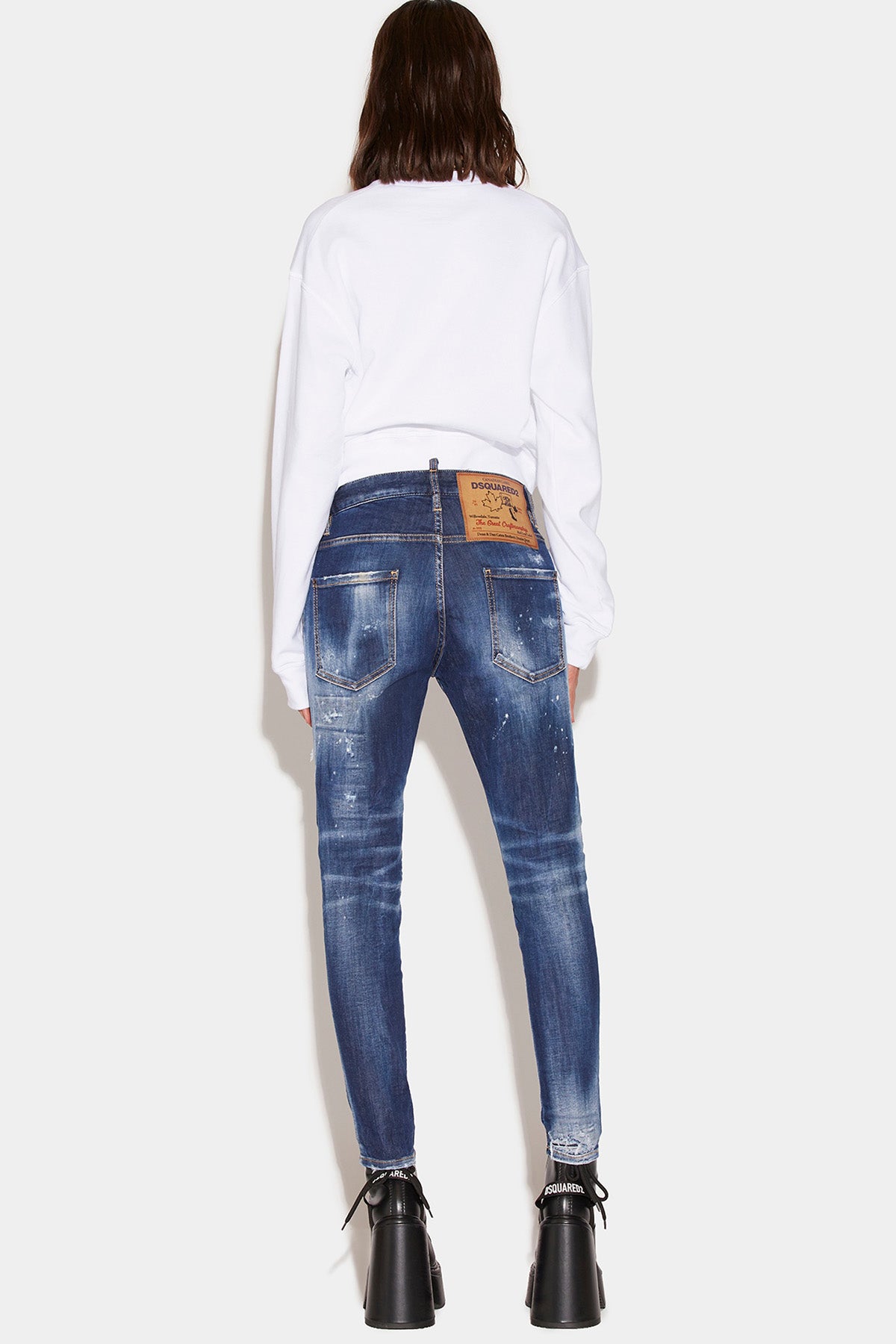 Dsquared Boston Yırtık Detaylı Jeans-Libas Trendy Fashion Store