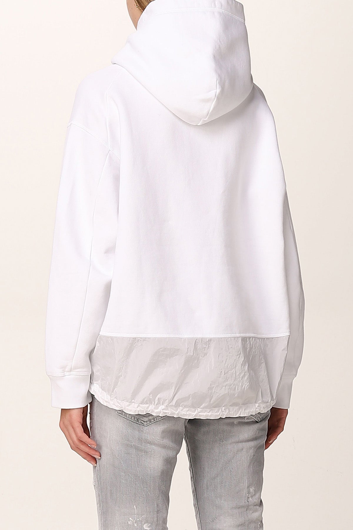 Dsquared Kapüşonlu Logolu Geniş Kesim Sweatshirt-Libas Trendy Fashion Store
