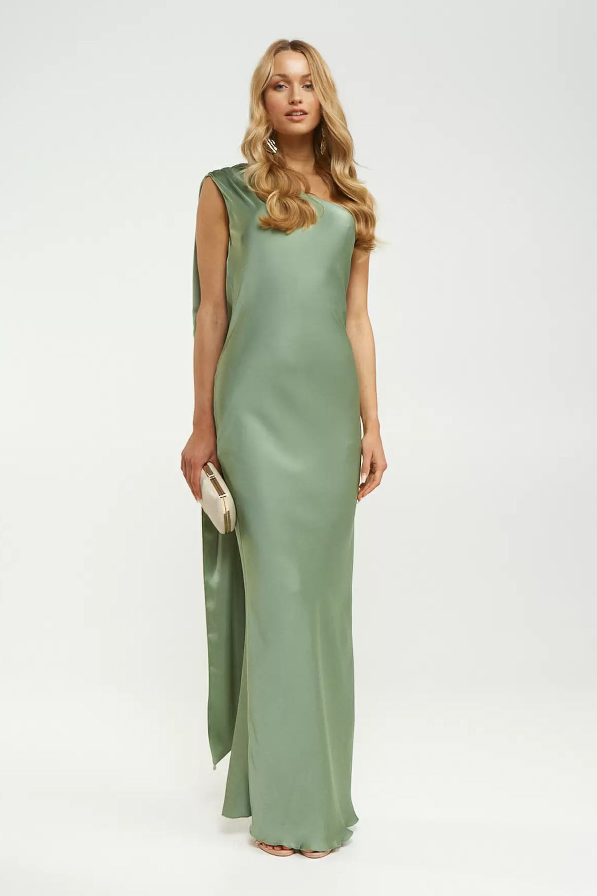 Lynne Tek Omuz Maxi Abiye-Libas Trendy Fashion Store