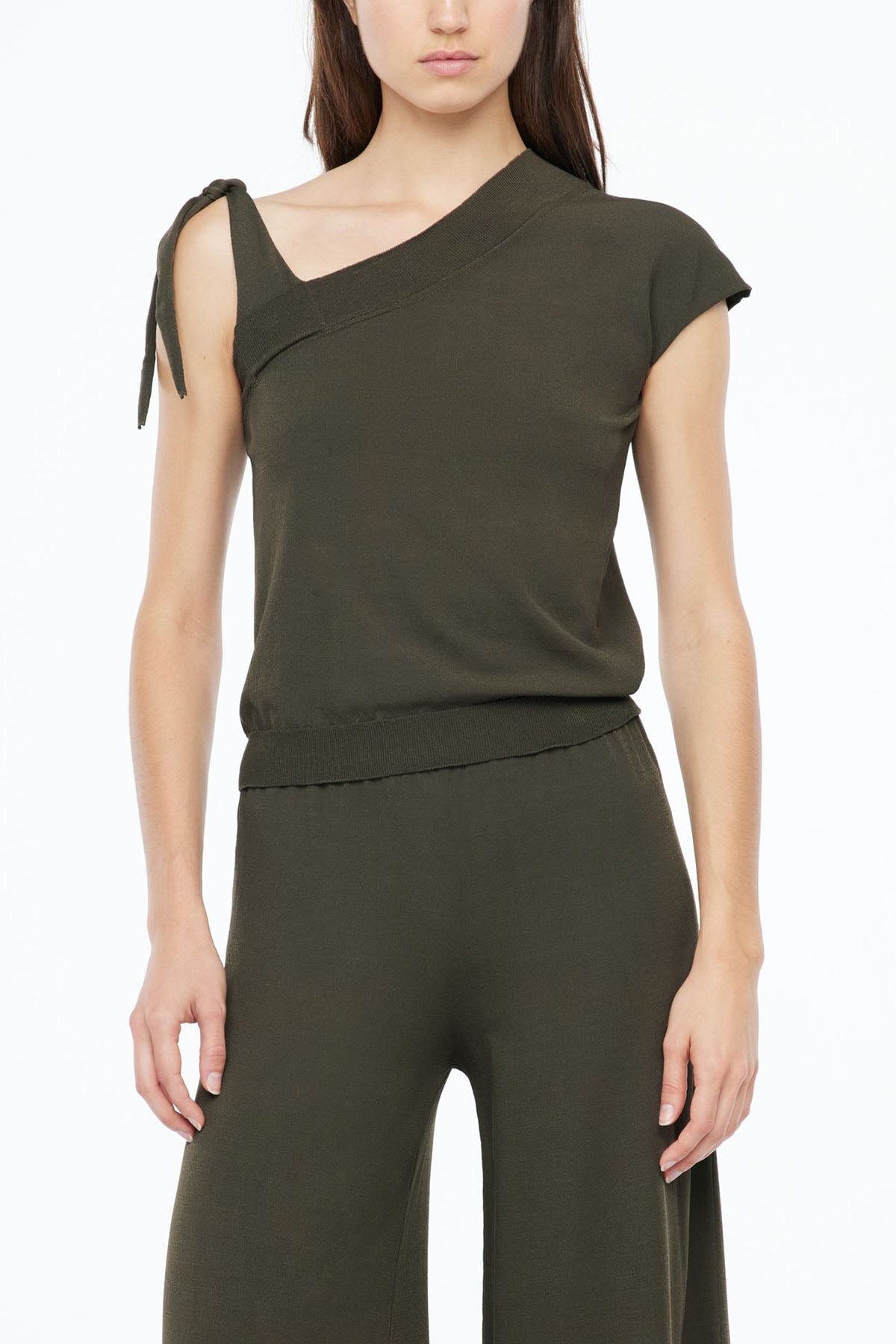 Sarah Pacini Tek Omuzdan Bağlamalı Bluz-Libas Trendy Fashion Store