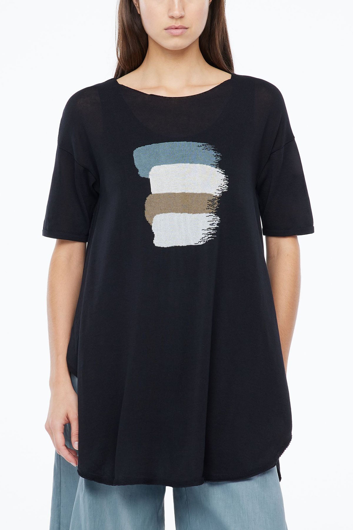 Sarah Pacini Geniş Kesim Örme Bluz-Libas Trendy Fashion Store