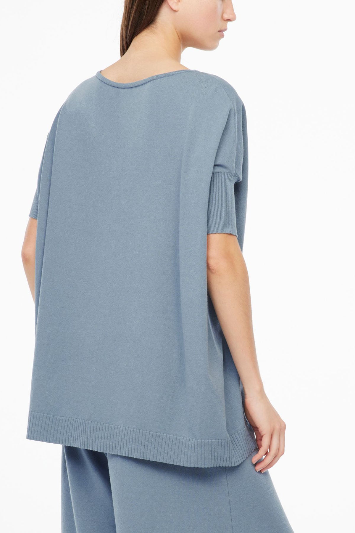 Sarah Pacini Büzgülü Cep Detaylı Geniş Kesim Bluz-Libas Trendy Fashion Store
