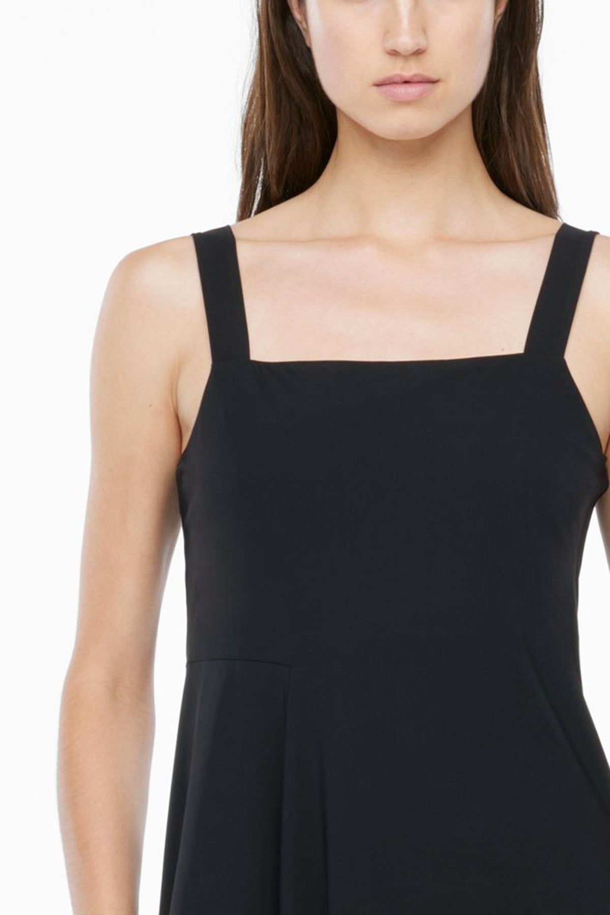 Sarah Pacini Askılı Streç Midi Elbise-Libas Trendy Fashion Store