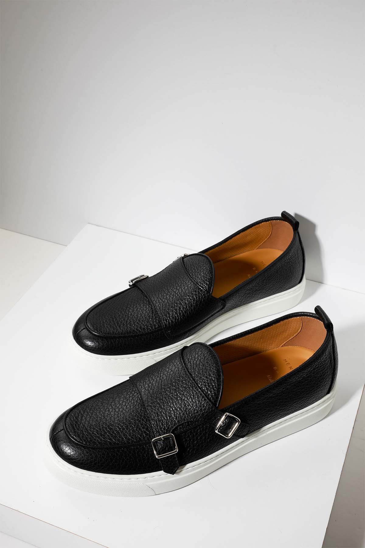 Henderson Tiff Deri Çift Tokalı Monk Loafer Ayakkabı-Libas Trendy Fashion Store