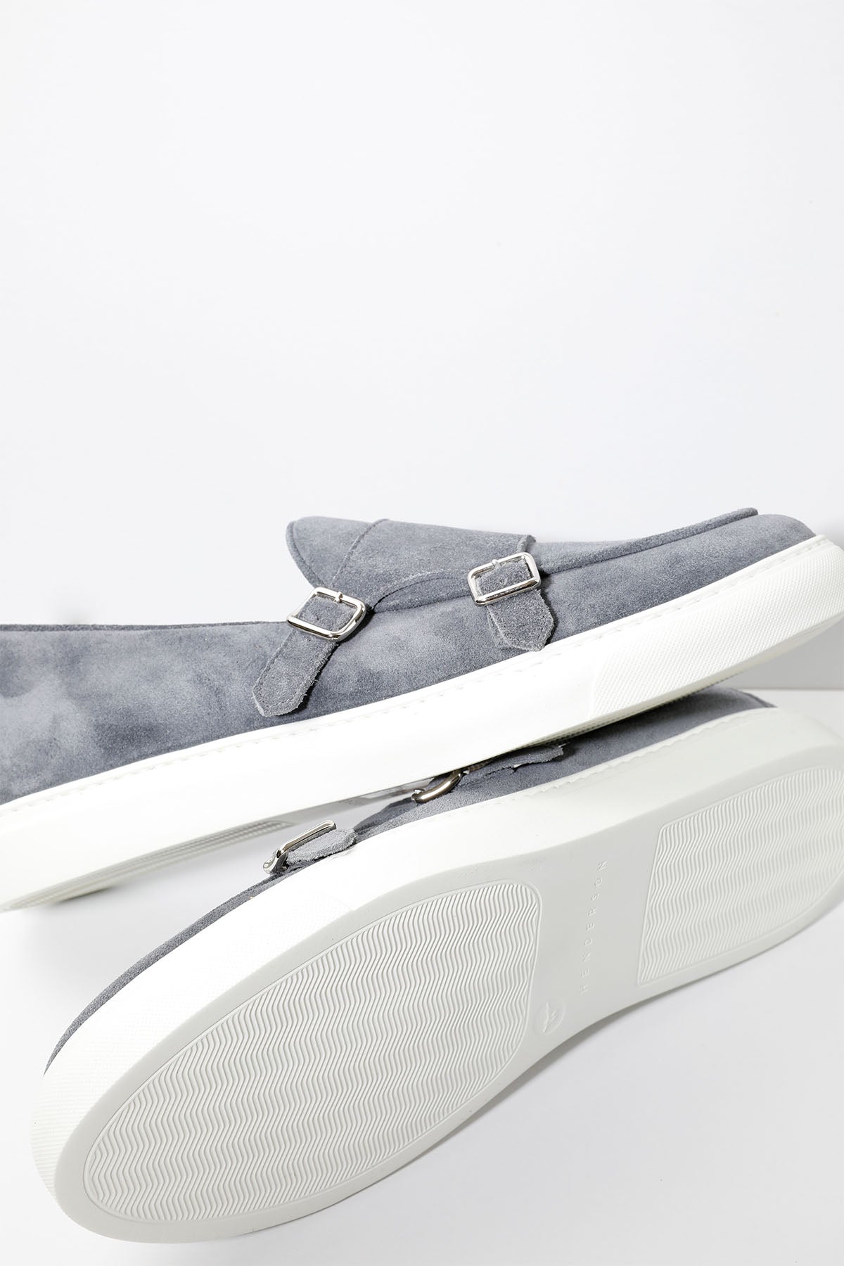 Henderson Tiff Süet Çift Tokalı Monk Loafer Ayakkabı-Libas Trendy Fashion Store