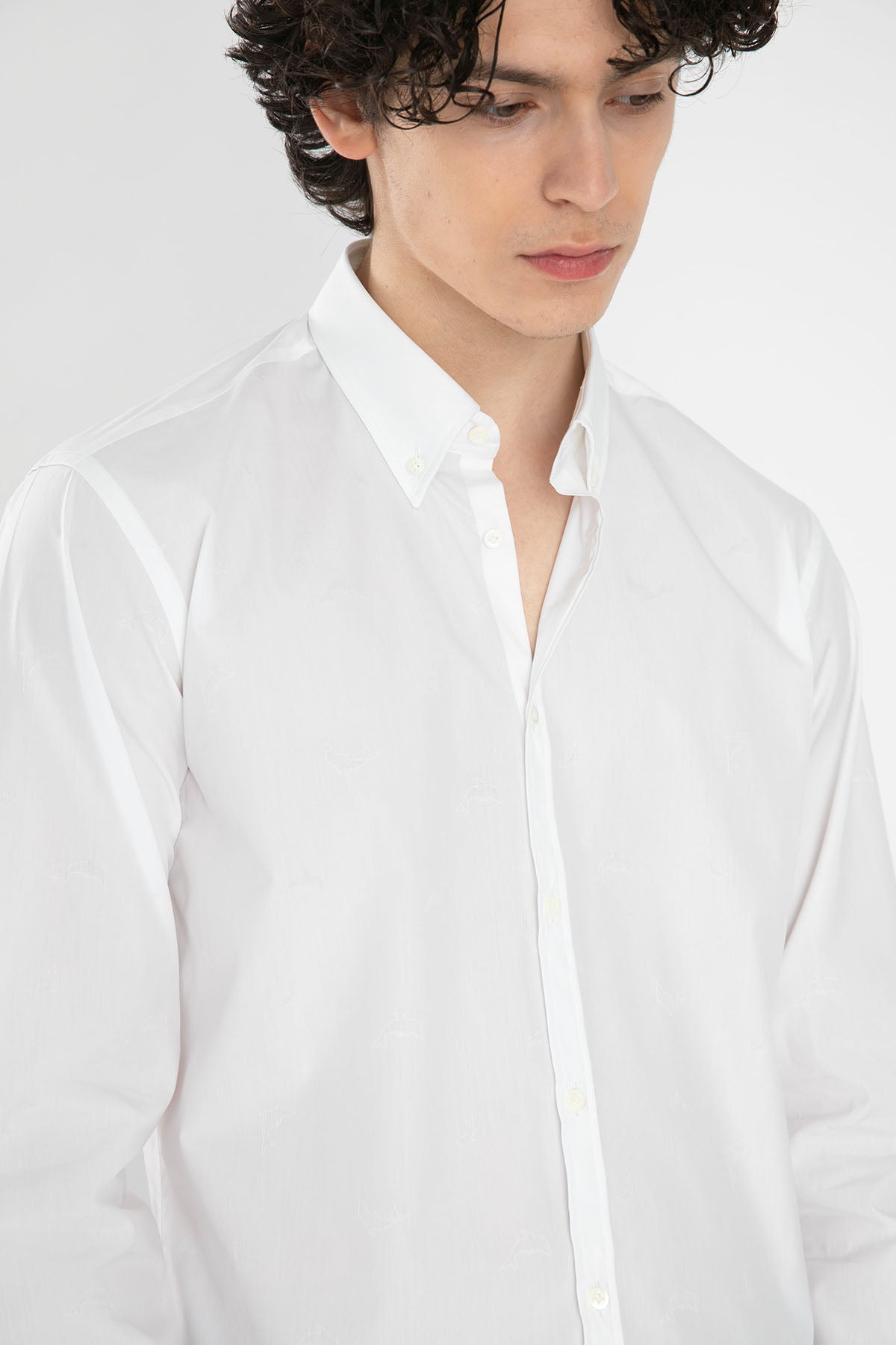 Poggianti Pisa Düğmeli Yaka Gömlek-Libas Trendy Fashion Store