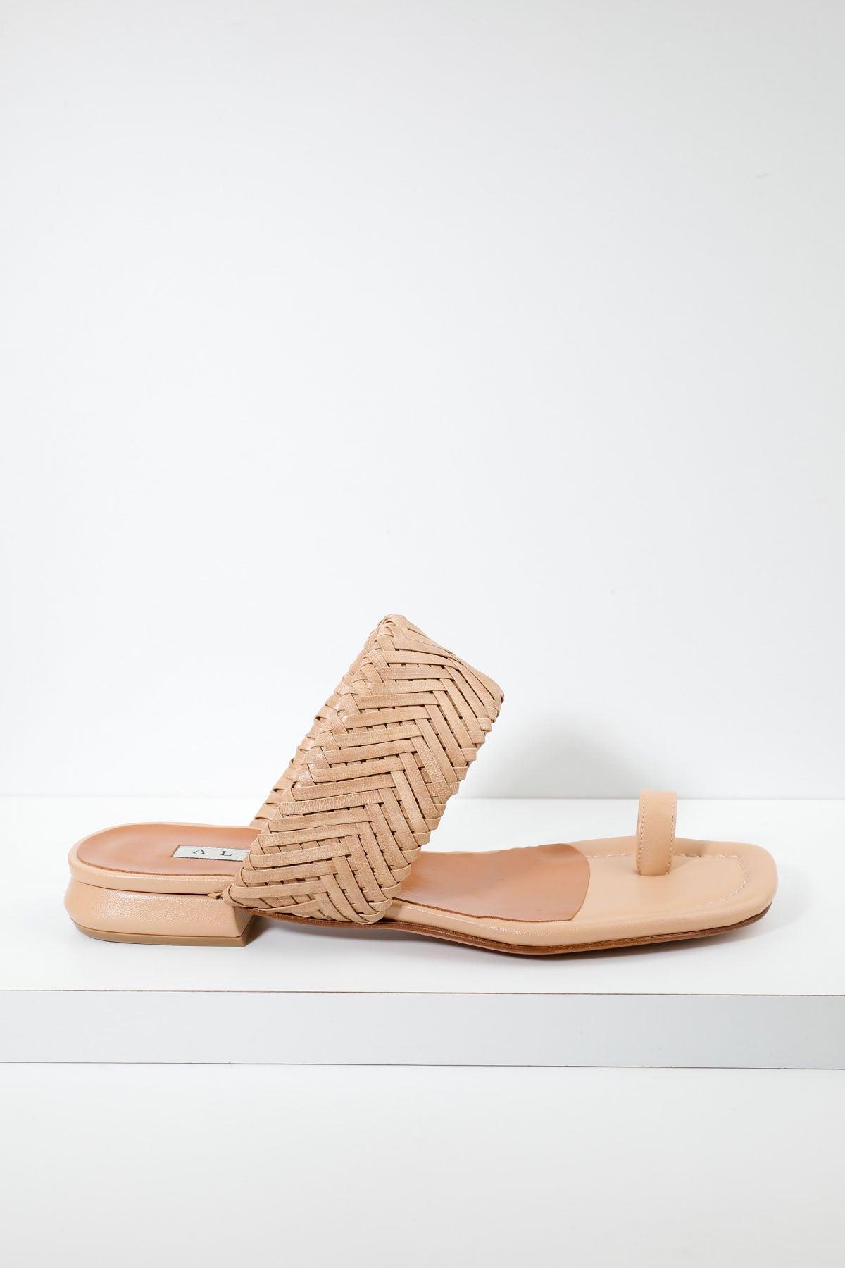 Albano Küt Burun Topuklu Deri Terlik-Libas Trendy Fashion Store