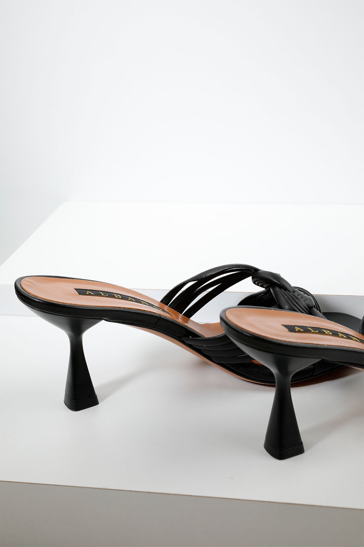 Albano Küt Burun Deri Terlik-Libas Trendy Fashion Store