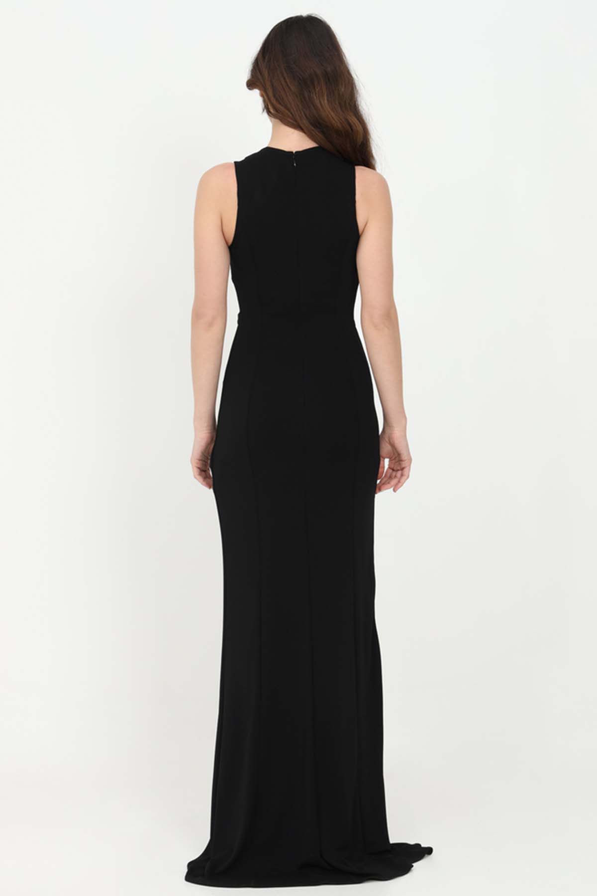Elisabetta Franchi Bağlama Detaylı Uzun Elbise-Libas Trendy Fashion Store