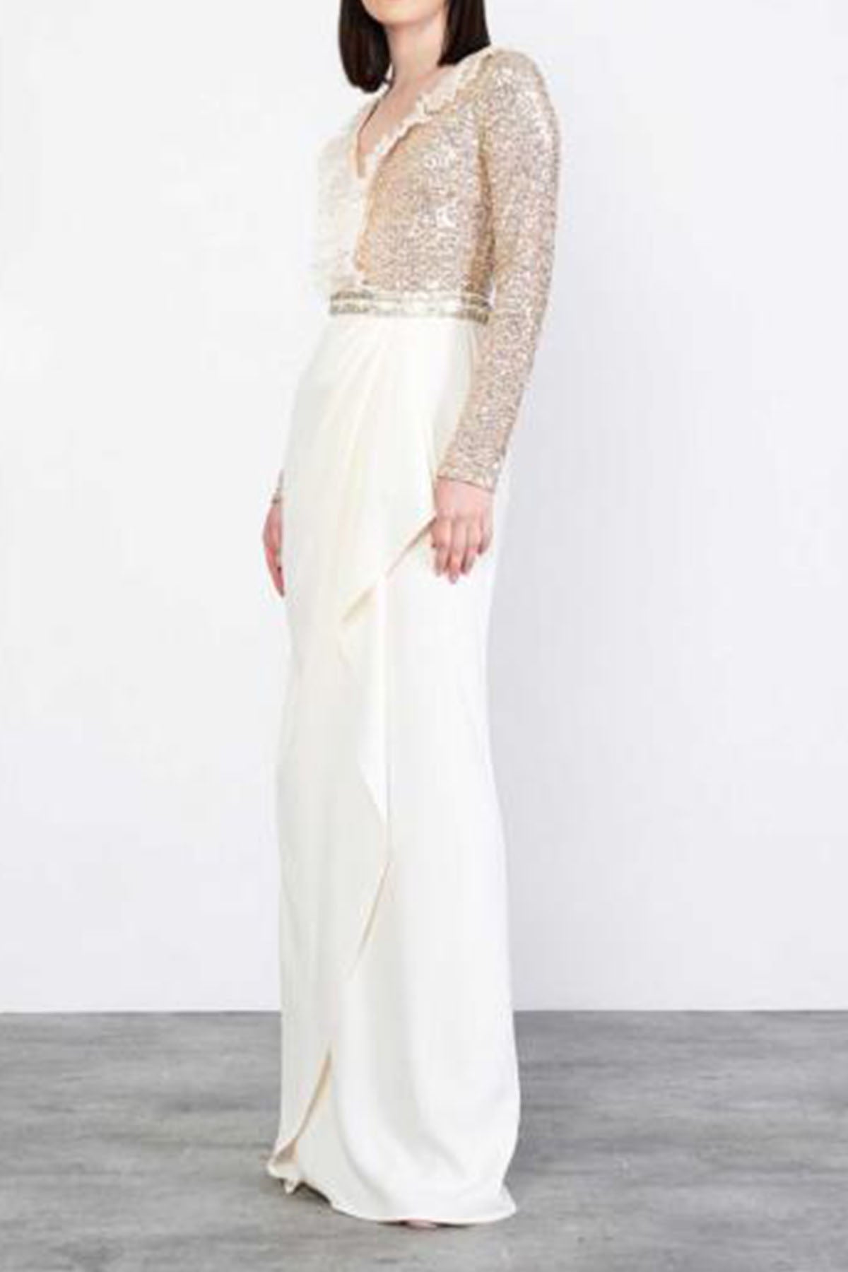 Elisabetta Franchi Uzun Abiye Elbise-Libas Trendy Fashion Store