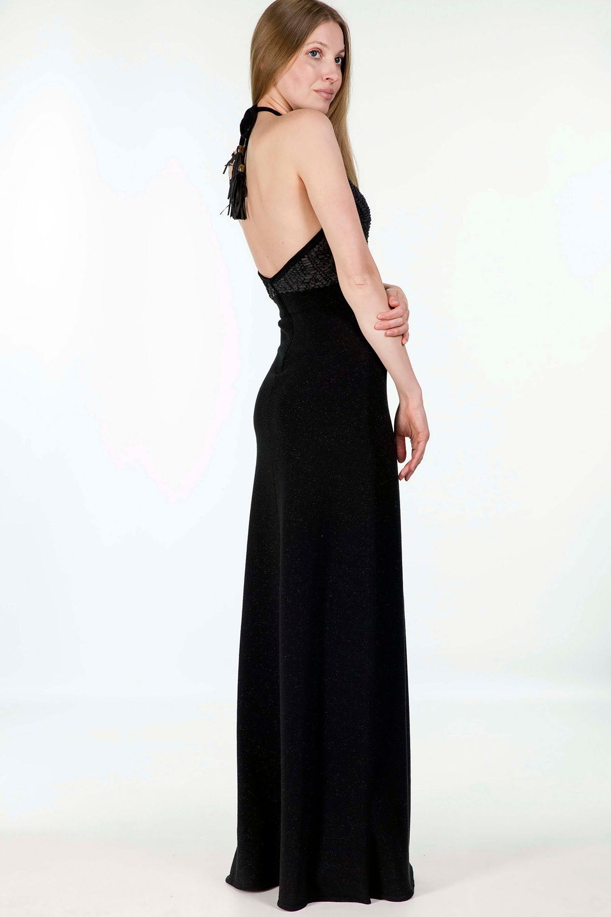 Elisabetta Franchi Uzun Abiye Elbise-Libas Trendy Fashion Store