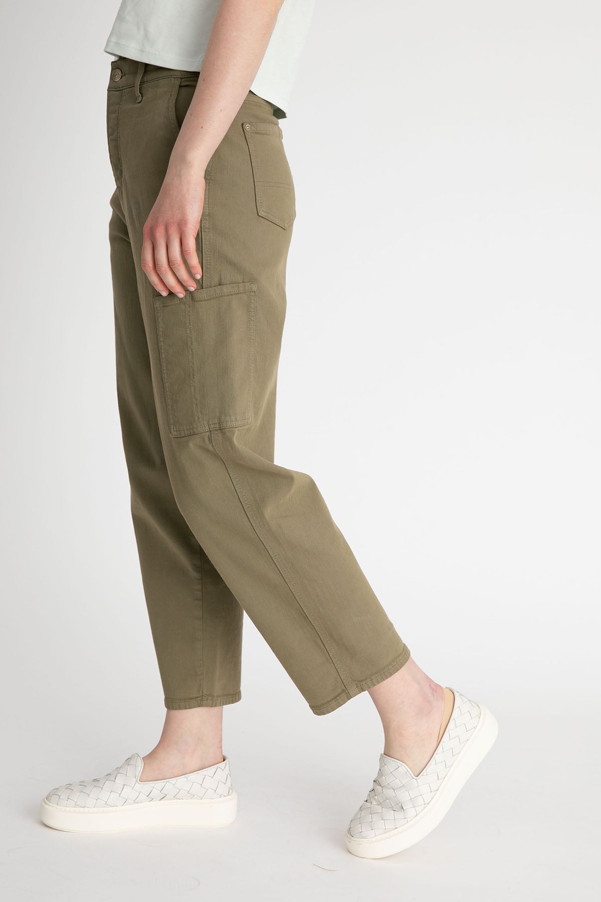 7 For All Mankind Dylan Painter Yüksek Bel Kargo Pantolon-Libas Trendy Fashion Store