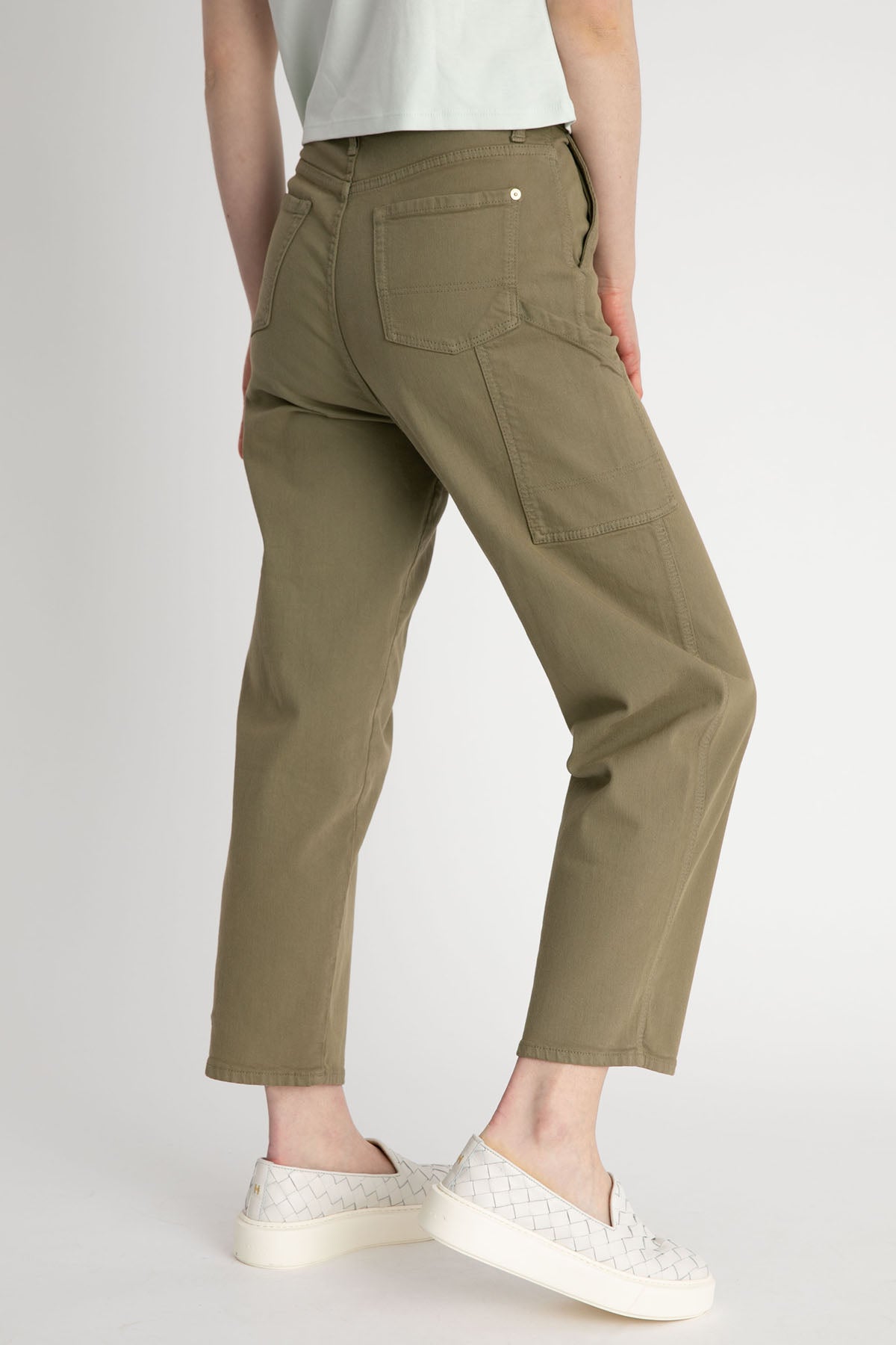 7 For All Mankind Dylan Painter Yüksek Bel Kargo Pantolon-Libas Trendy Fashion Store