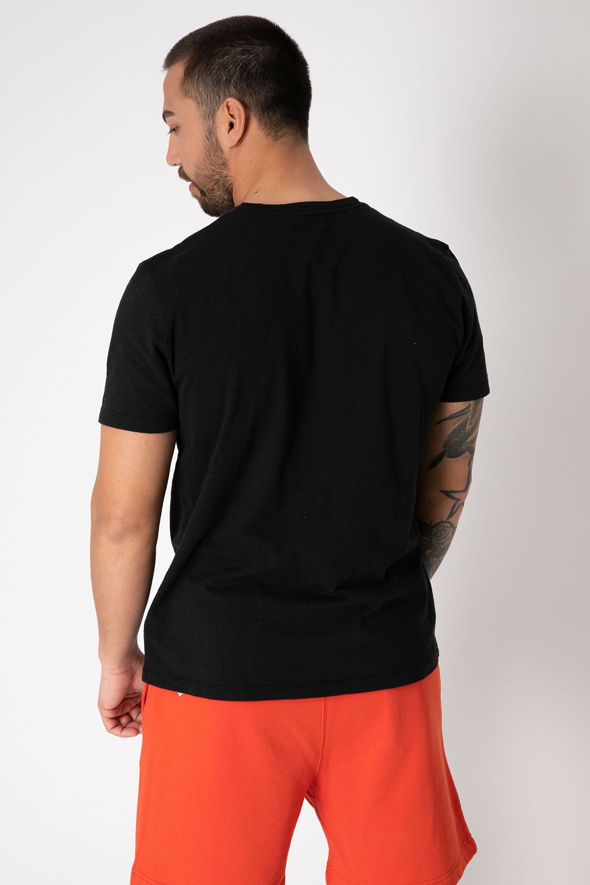 7 For All Mankind V Yaka Organik Pamuklu T-shirt-Libas Trendy Fashion Store