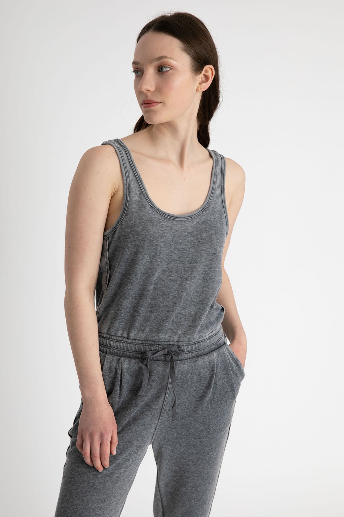 7 For All Mankind Beli Lastikli Askılı Tulum-Libas Trendy Fashion Store