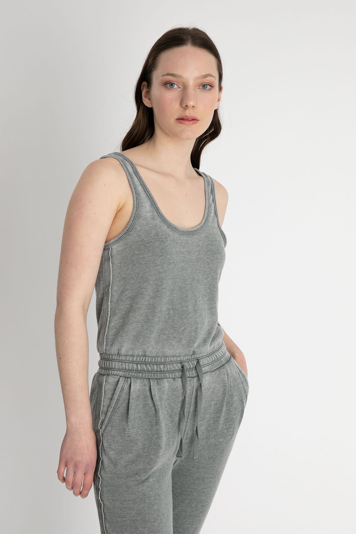 7 For All Mankind Beli Lastikli Askılı Tulum-Libas Trendy Fashion Store