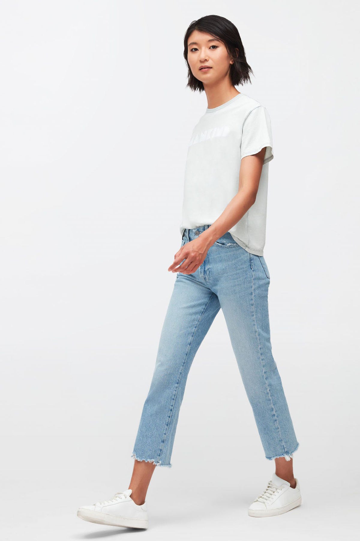 7 For All Mankind Logan Stovepipe Yüksek Bel Straight Fit Jeans-Libas Trendy Fashion Store