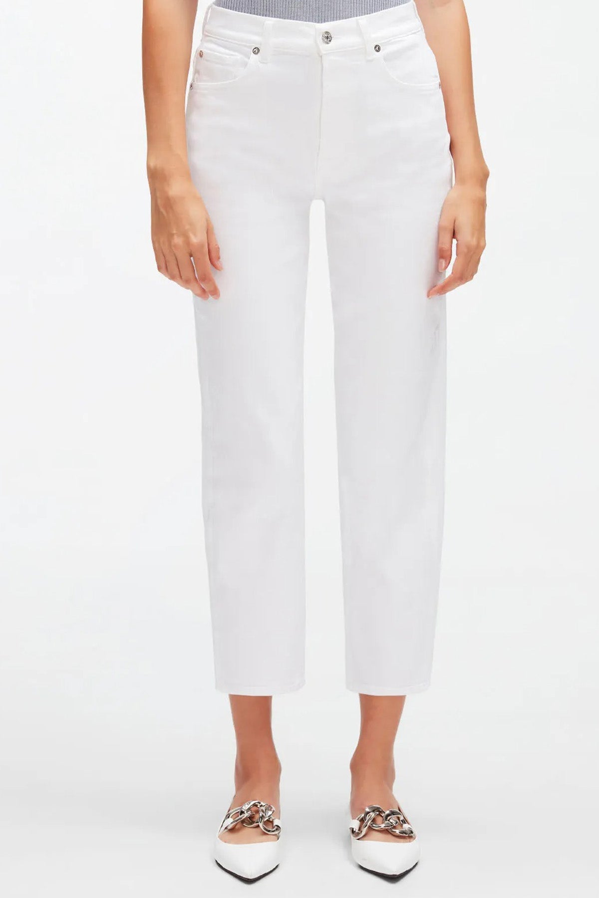 7 For All Mankind Mom Fit Streç Jeans-Libas Trendy Fashion Store