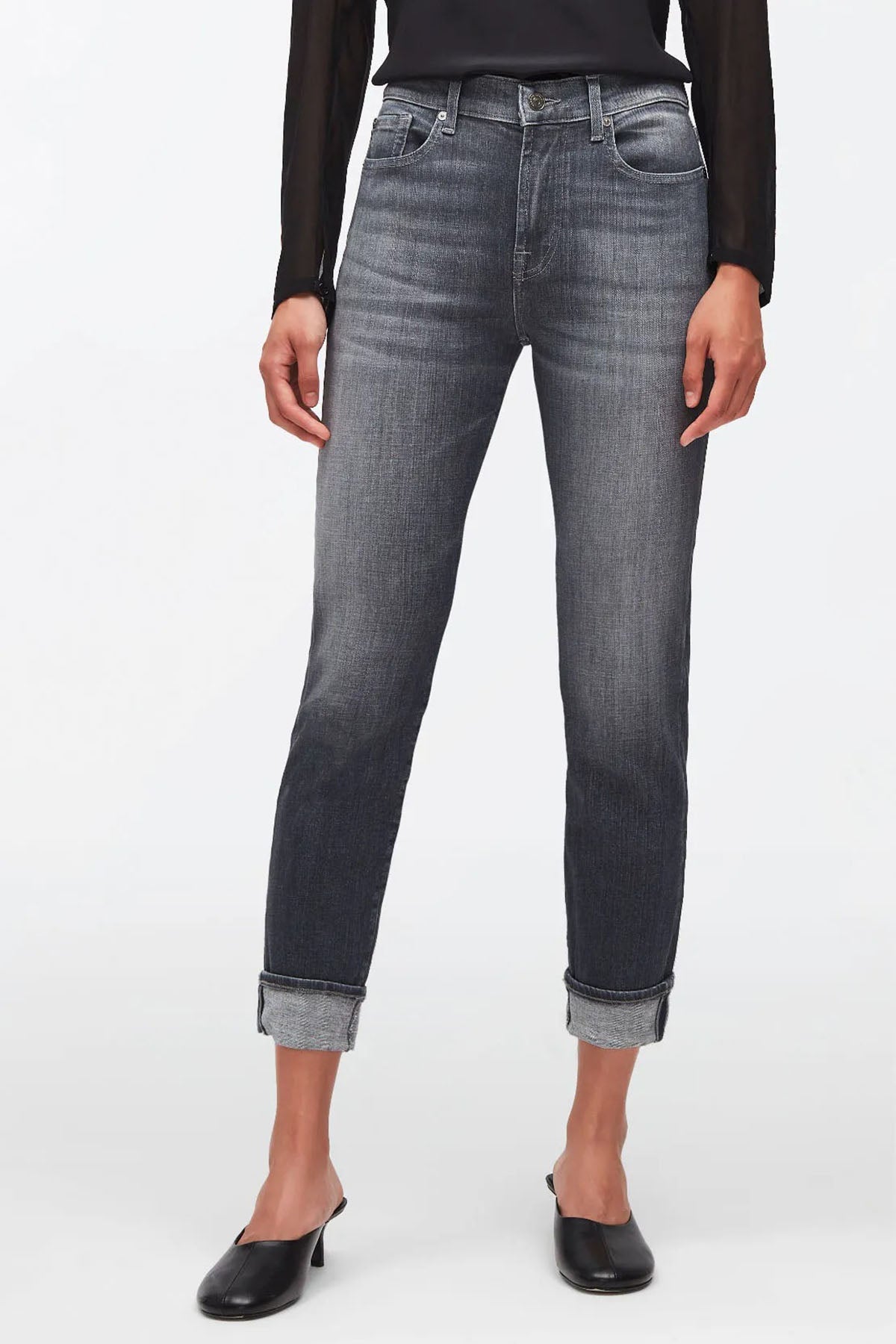 7 For All Mankind Relaxed Skinny Girlfriend Fit Jeans-Libas Trendy Fashion Store