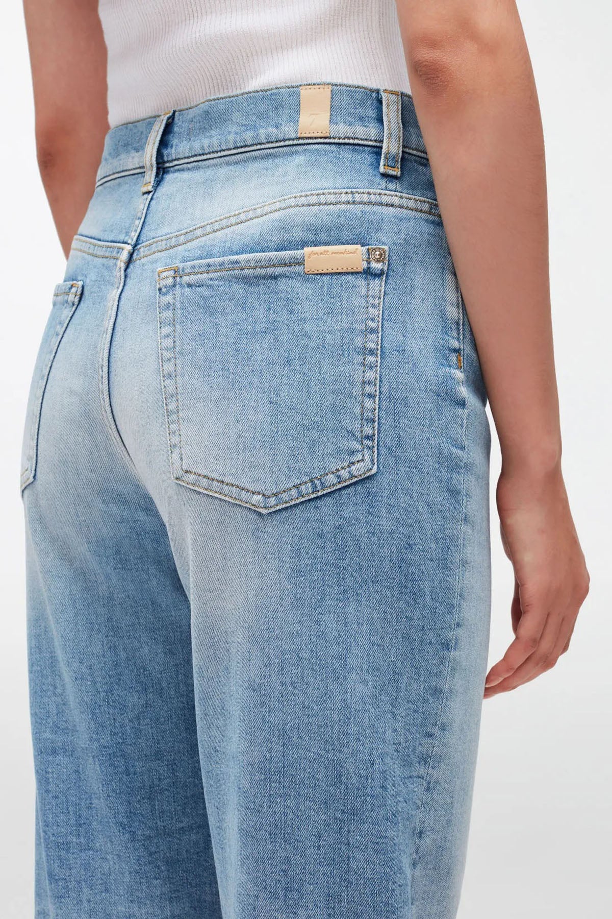 7 For All Mankind Malia Straight Fit Renk Kombinasyonlu Jeans-Libas Trendy Fashion Store