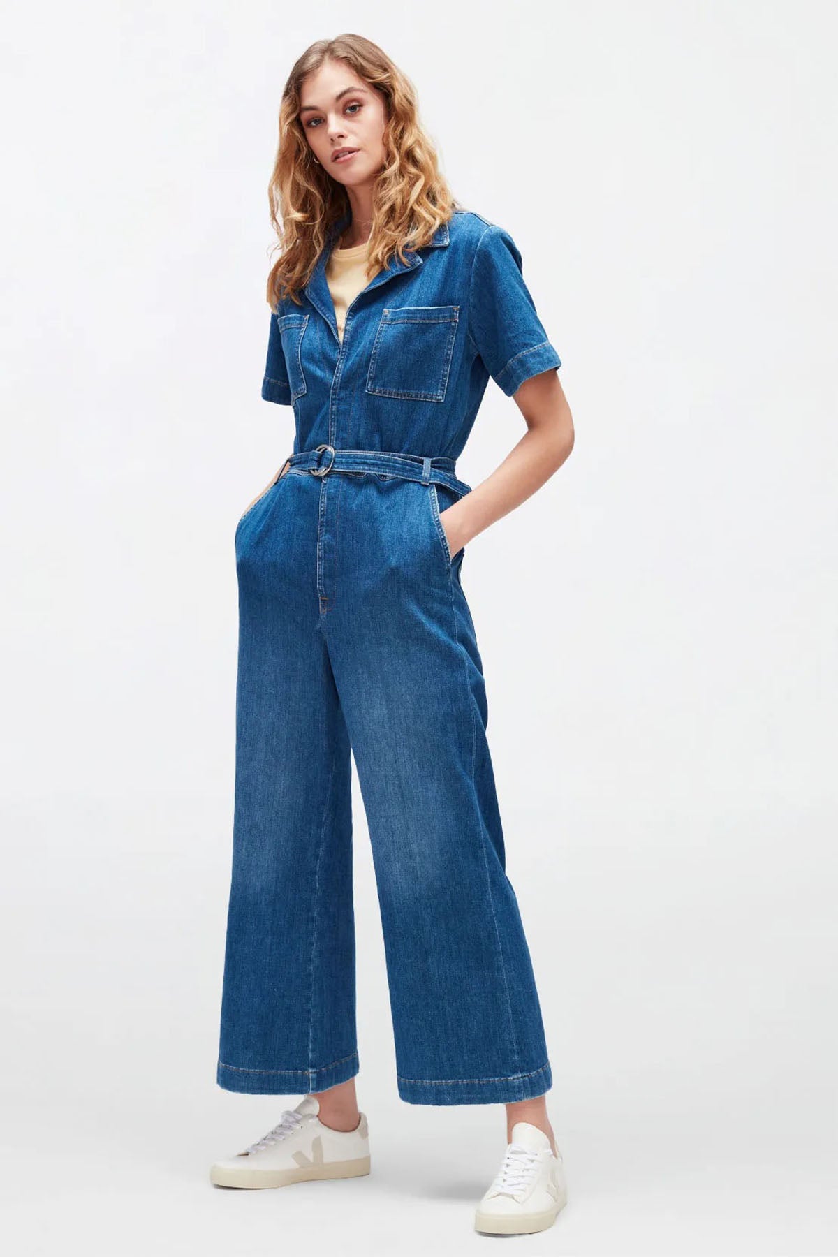 7 For All Mankind İrene Streç Denim Tulum-Libas Trendy Fashion Store