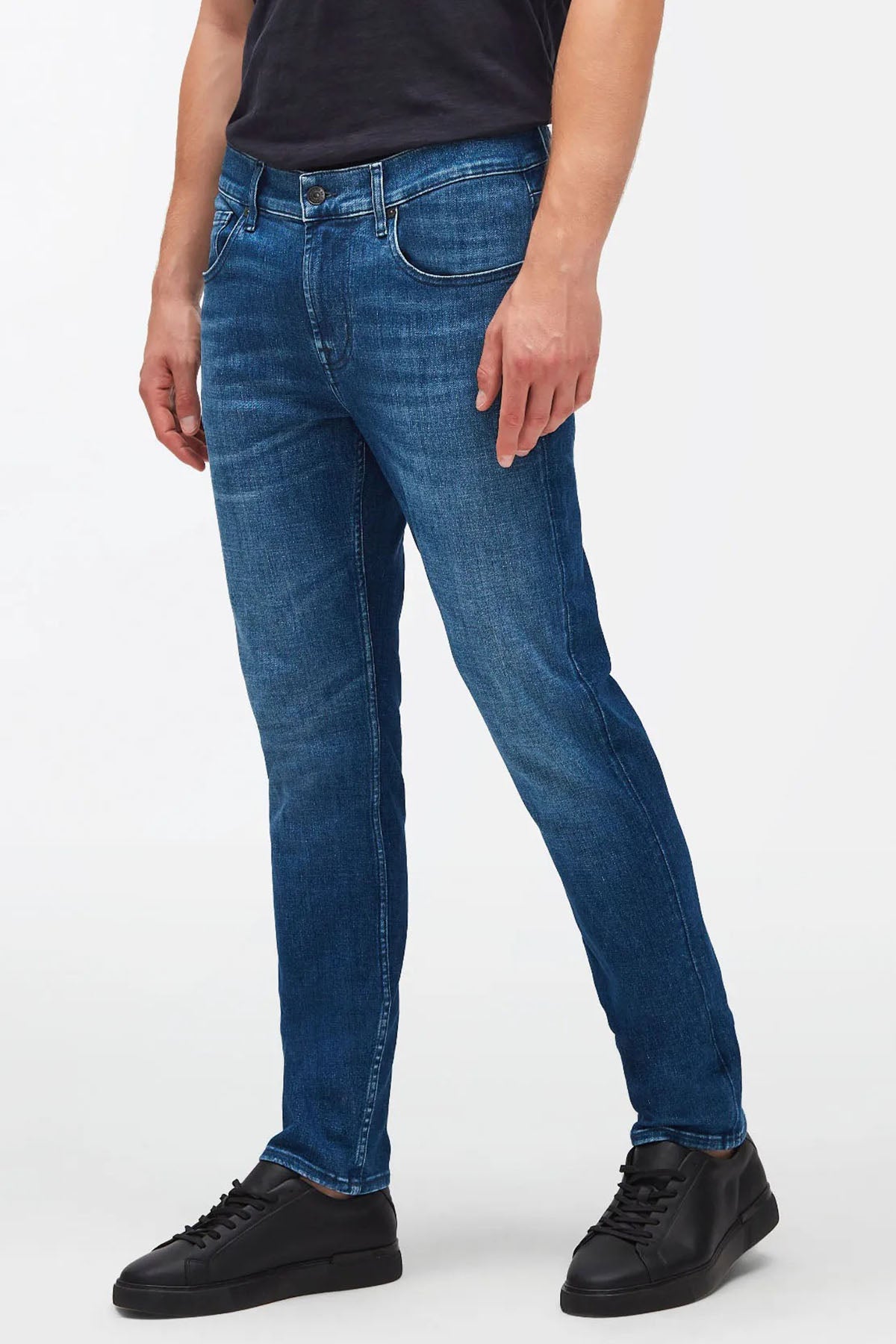 7 For All Mankind Slimmy Tapered Slim Fit Streç Jeans-Libas Trendy Fashion Store