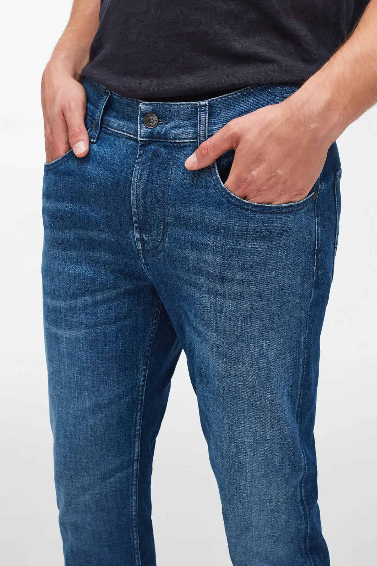 7 For All Mankind Slimmy Tapered Slim Fit Streç Jeans-Libas Trendy Fashion Store