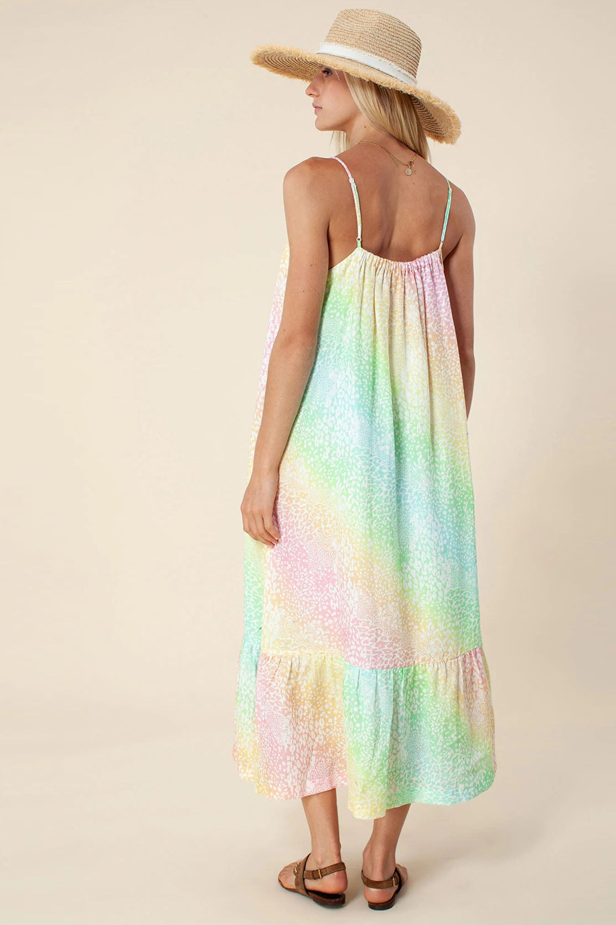 Hale Bob İp Askılı Maxi Keten Elbise-Libas Trendy Fashion Store