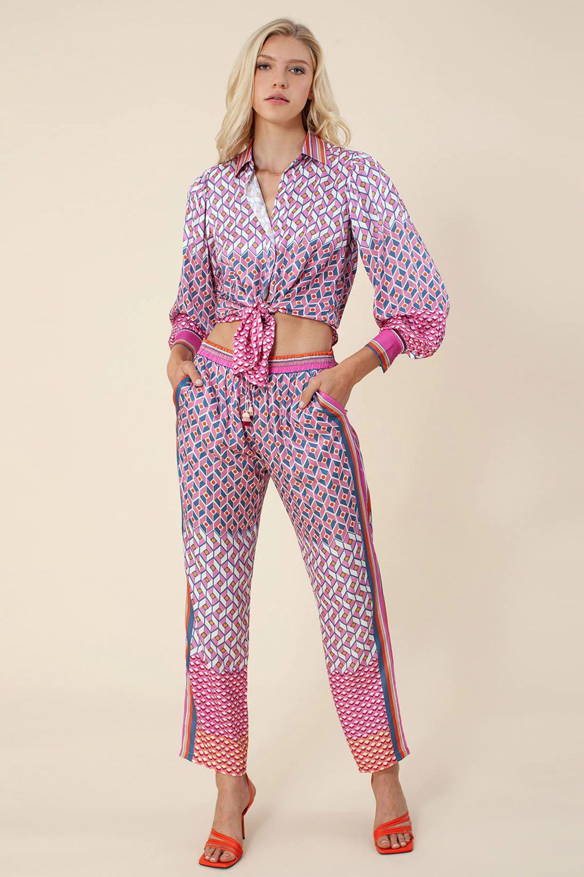 Hale Bob İpekli Bağlamalı Gömlek-Libas Trendy Fashion Store