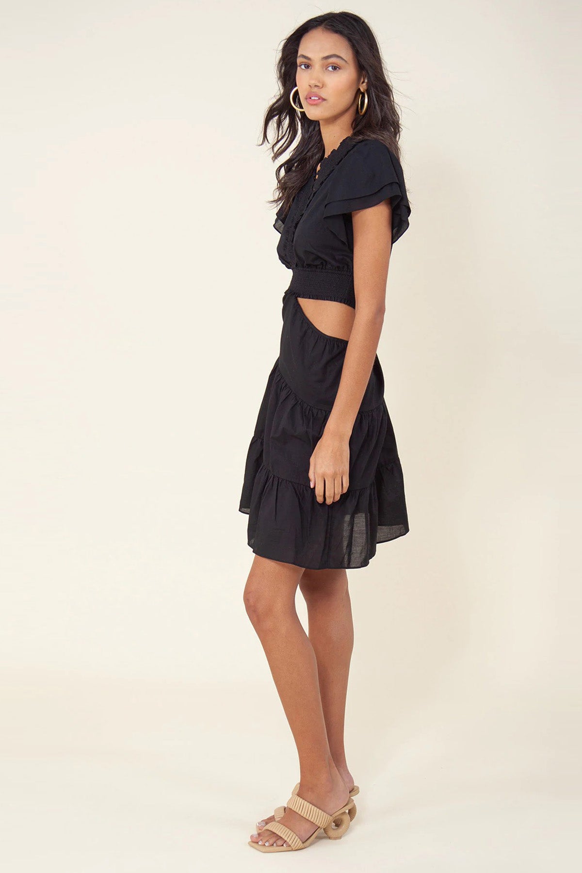 Hale Bob V Yaka Dizüstü Elbise-Libas Trendy Fashion Store
