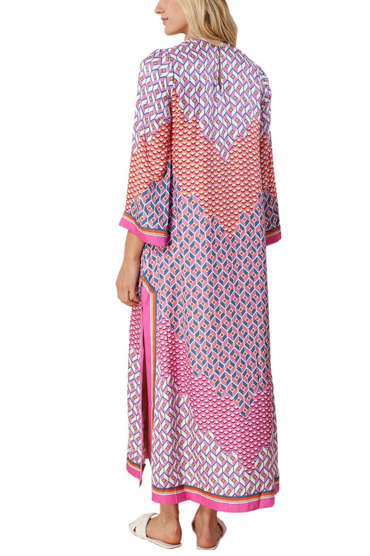 Hale Bob Desenli Maxi Elbise-Libas Trendy Fashion Store
